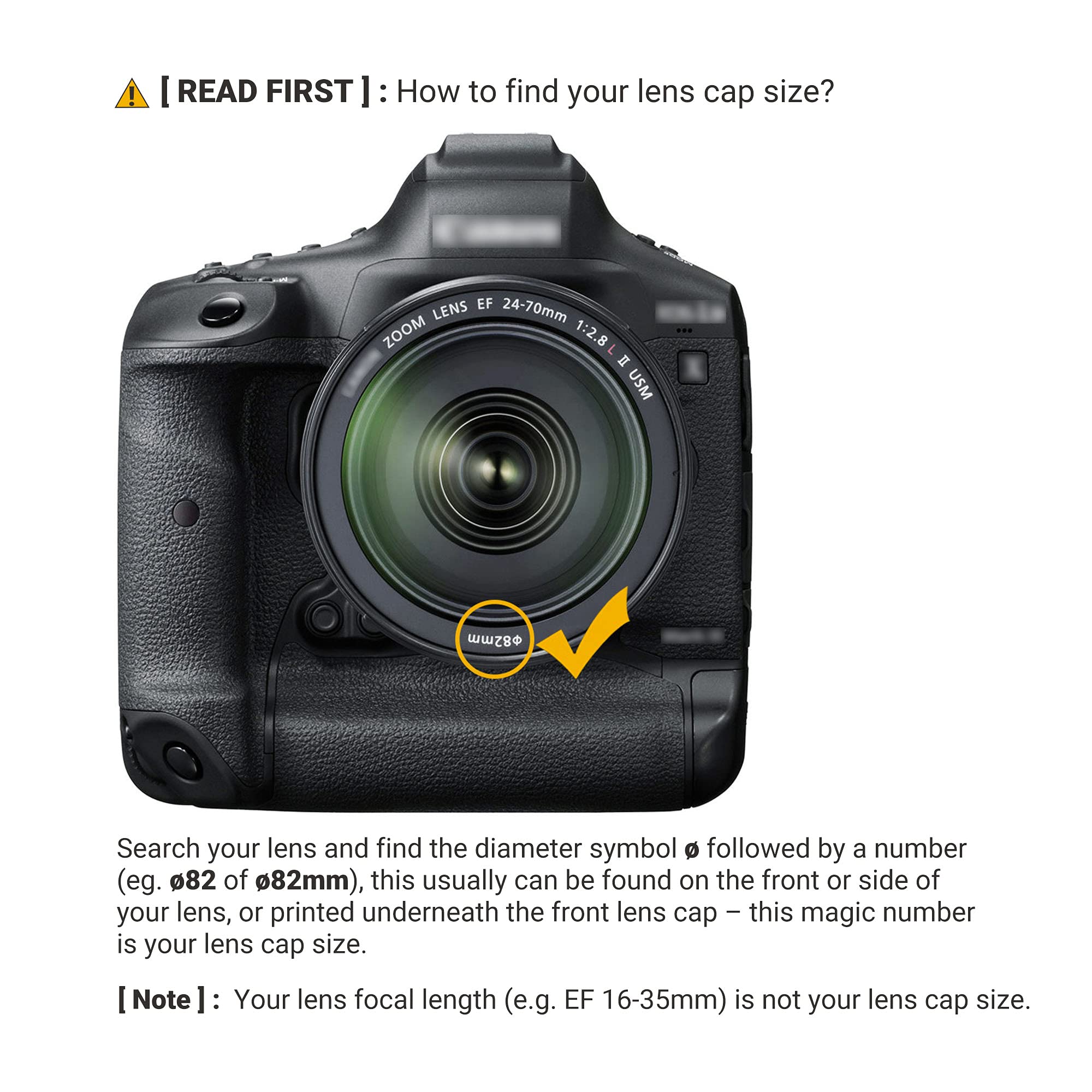 Jjc 2 Pack 82Mm Front Lens Cap Cover With Deluxe Cap Keeper For Canon Ef 24 70Mm F2.8L, Ef 16 35Mm F2.8L, Nikon Af S 24 70Mm F2.