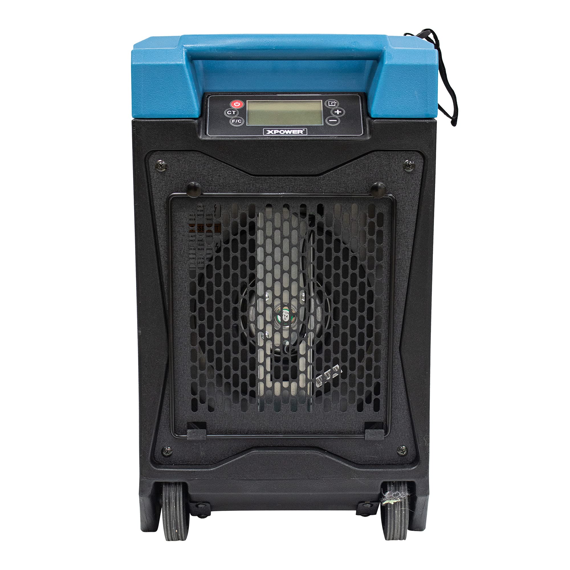 Xpower Xd-85L2 145-Pint Lgr Commercial Dehumidifier With Automatic Purge Pump, Drainage Hose, Handle And Wheels For Water Damage