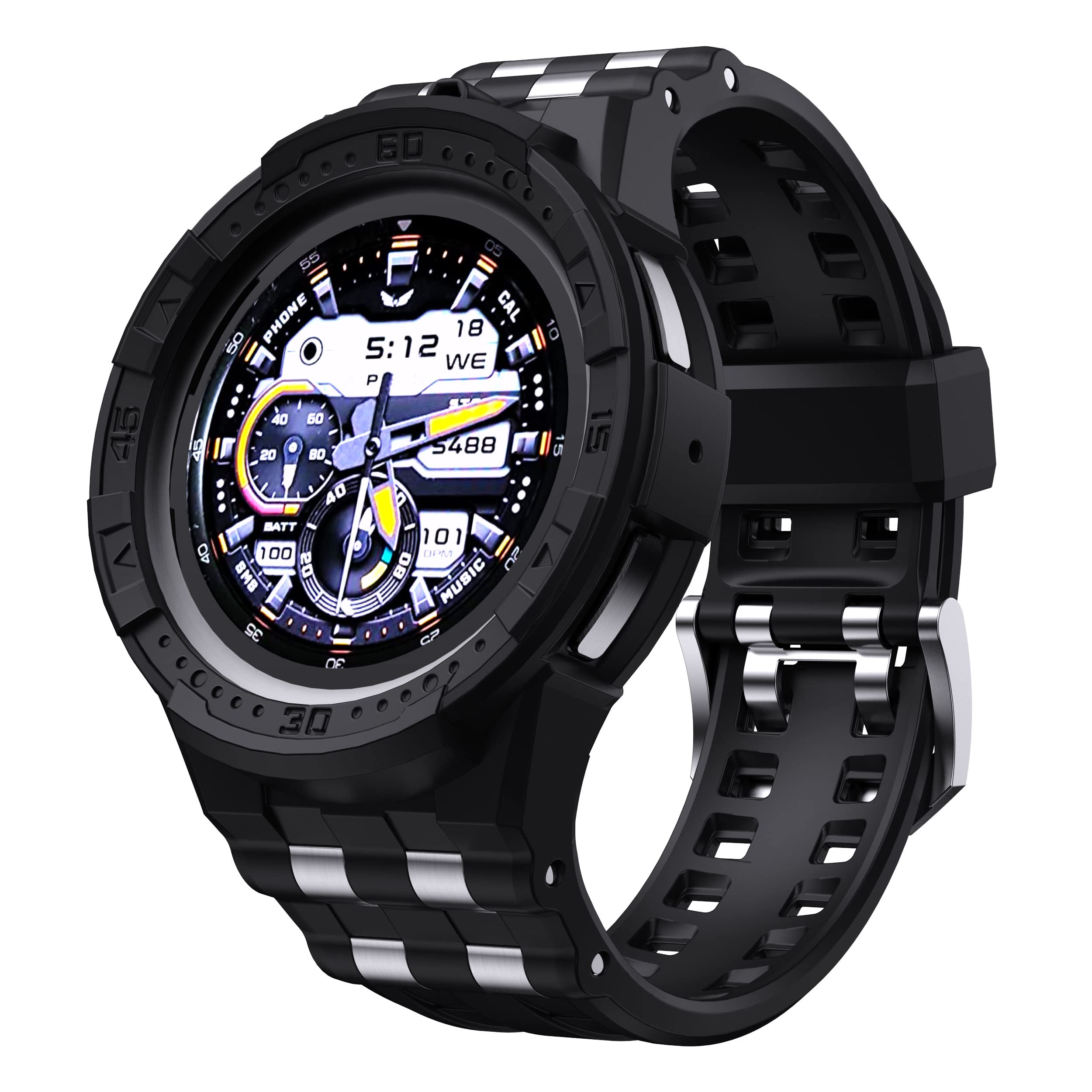 T Engine Case Compatible With Samsung Galaxy Watch 5 Pro Band With Case For Galaxy 5 Pro 45Mm 2022 Men