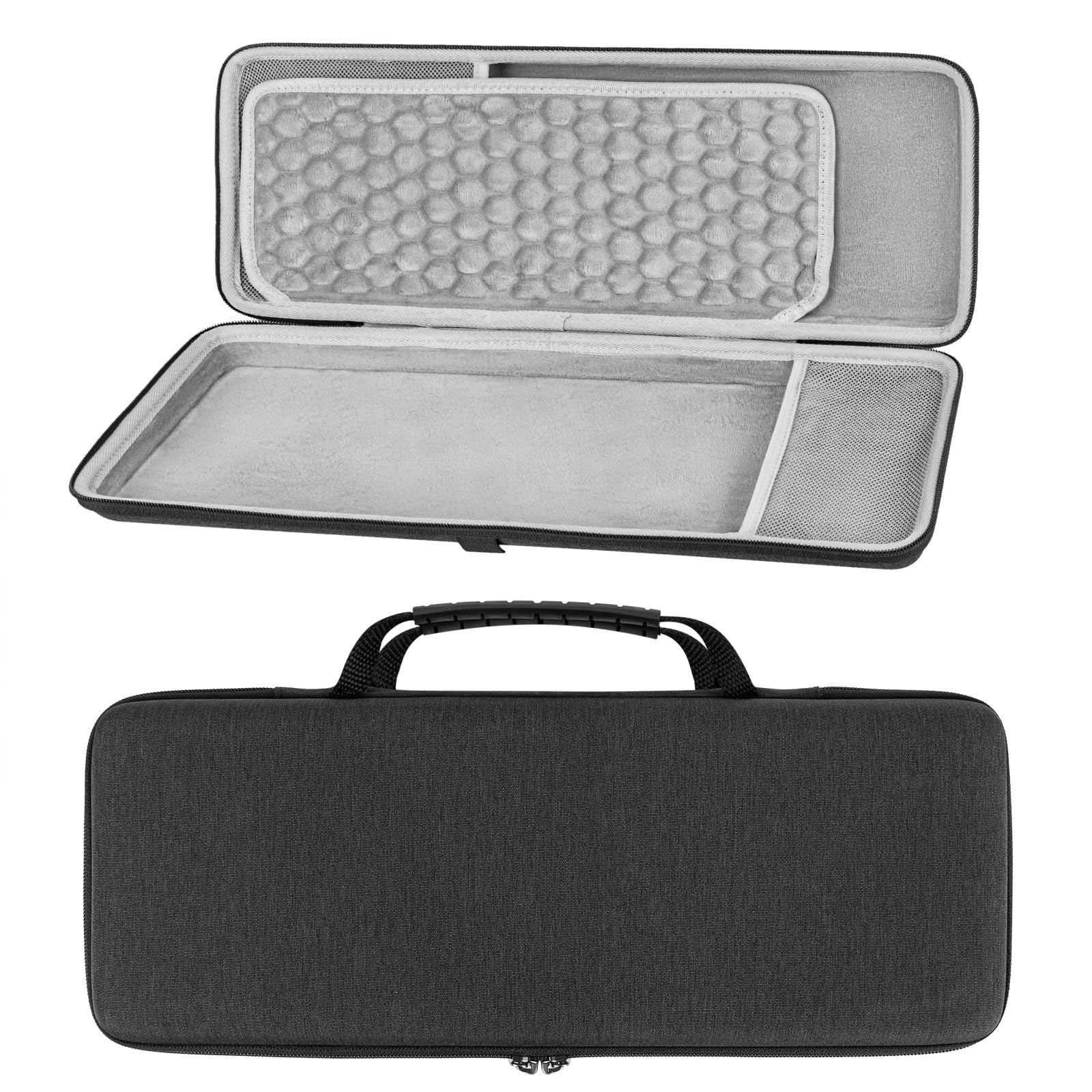 Geekria 75% Keyboard Case, Hard Shell Travel Carrying Case For 84-Key Portable Keyboard, Compatible With Keychron K2 Version 2/