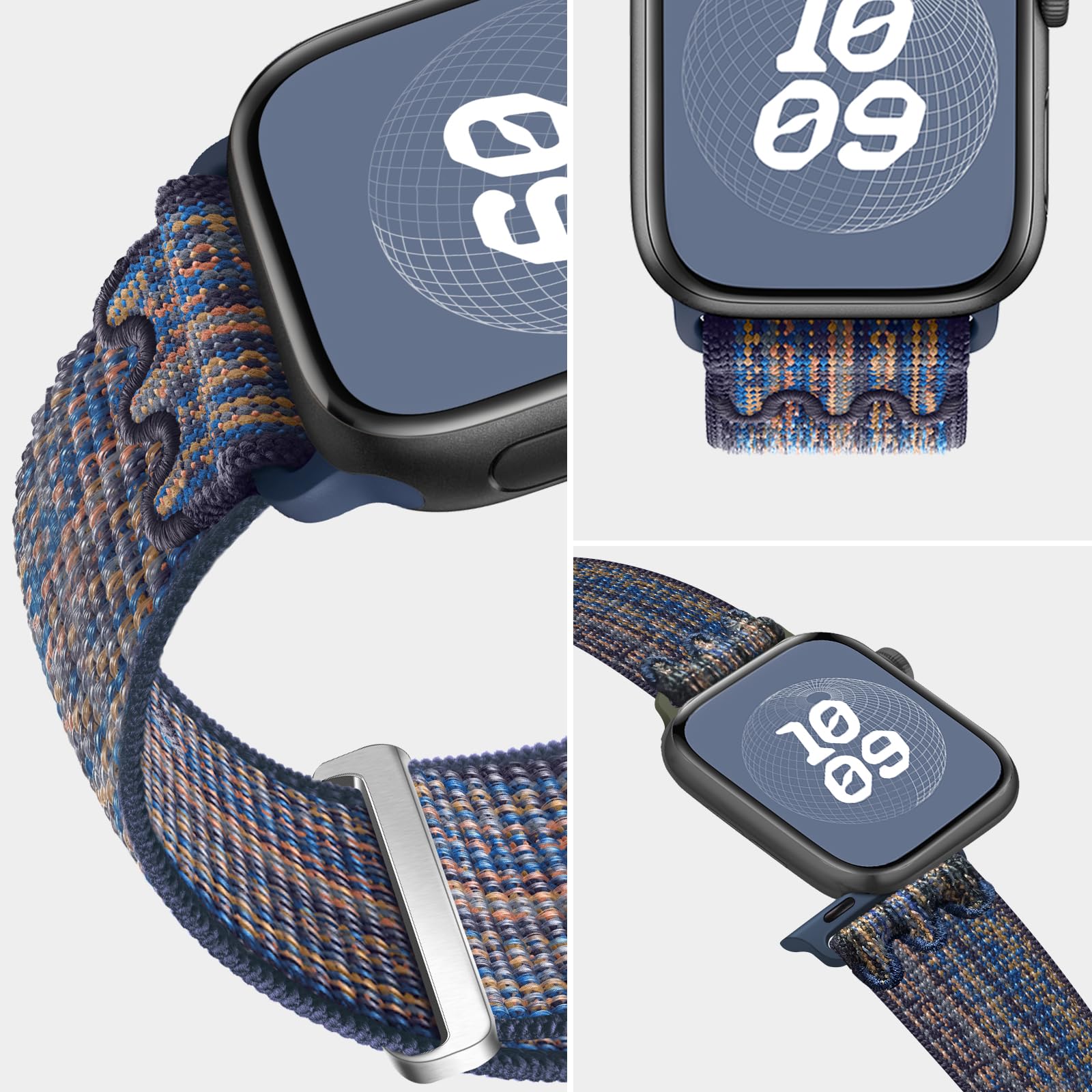 Gz Gzhisy Sport Loop Nylon Band Compatible With Apple Watch Band 38Mm 40Mm 41Mm 42Mm 44Mm 45Mm 49Mm Ultra 2 Iwatch Series 9 8 7