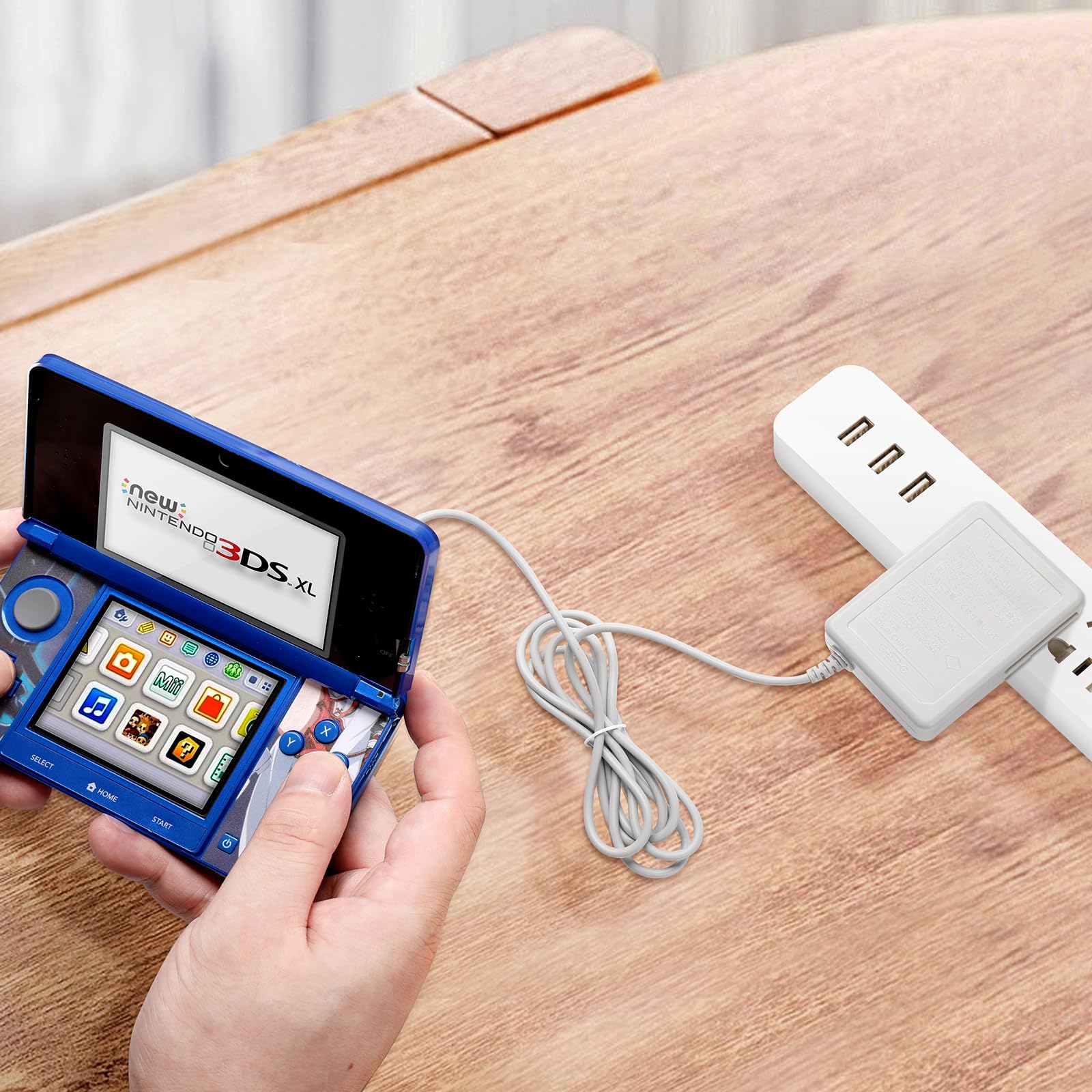 3Ds Charger, Home Travel Power Supply Ac Adapter Replacement Compatible With Nintendo 3Ds/ 3Ds Xl/New 3Ds/ New 3Ds Xl/ 2Ds/ 2Ds