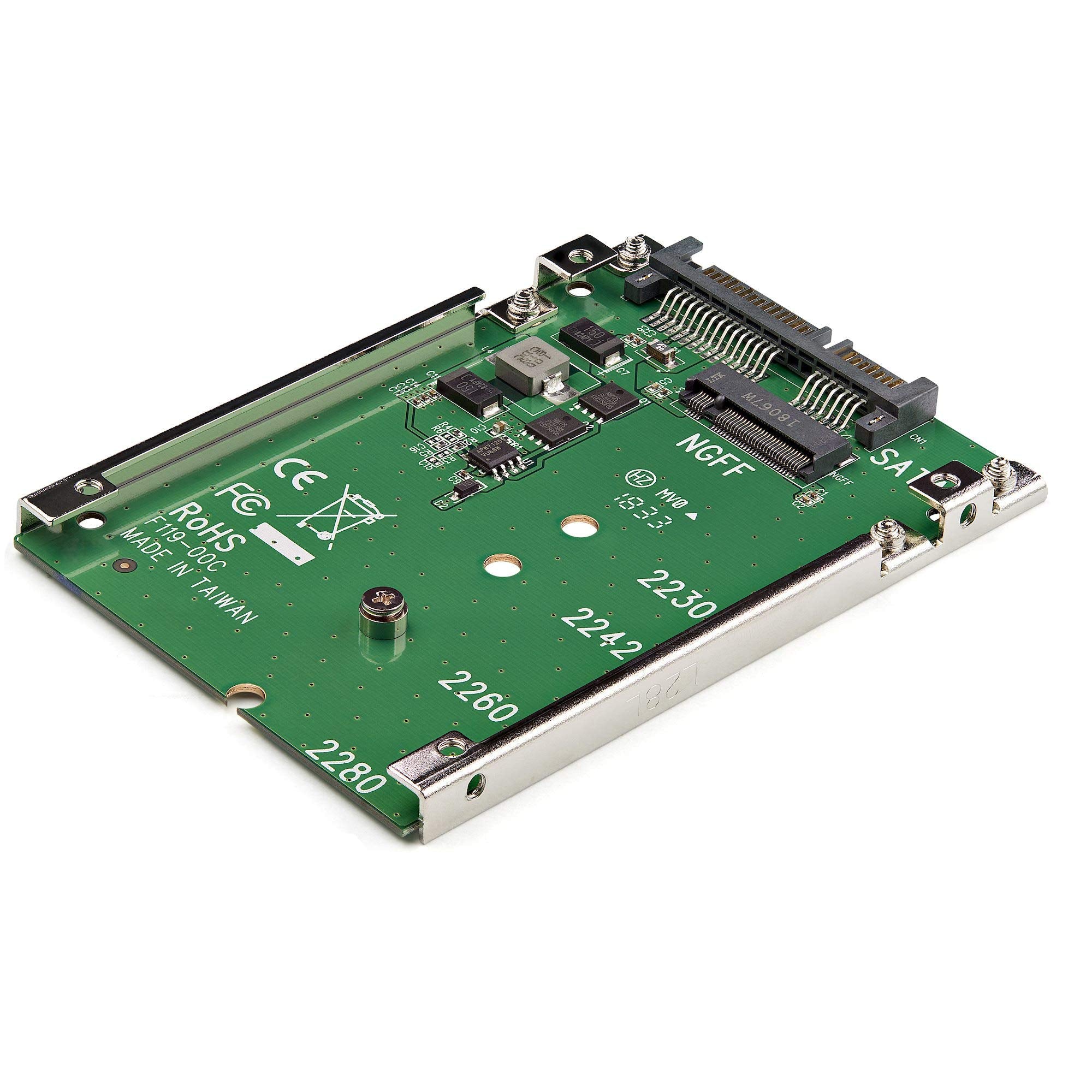 Startech Sat32M225 M.2 Ngff Ssd To 2.5 Sata Adapter Converter