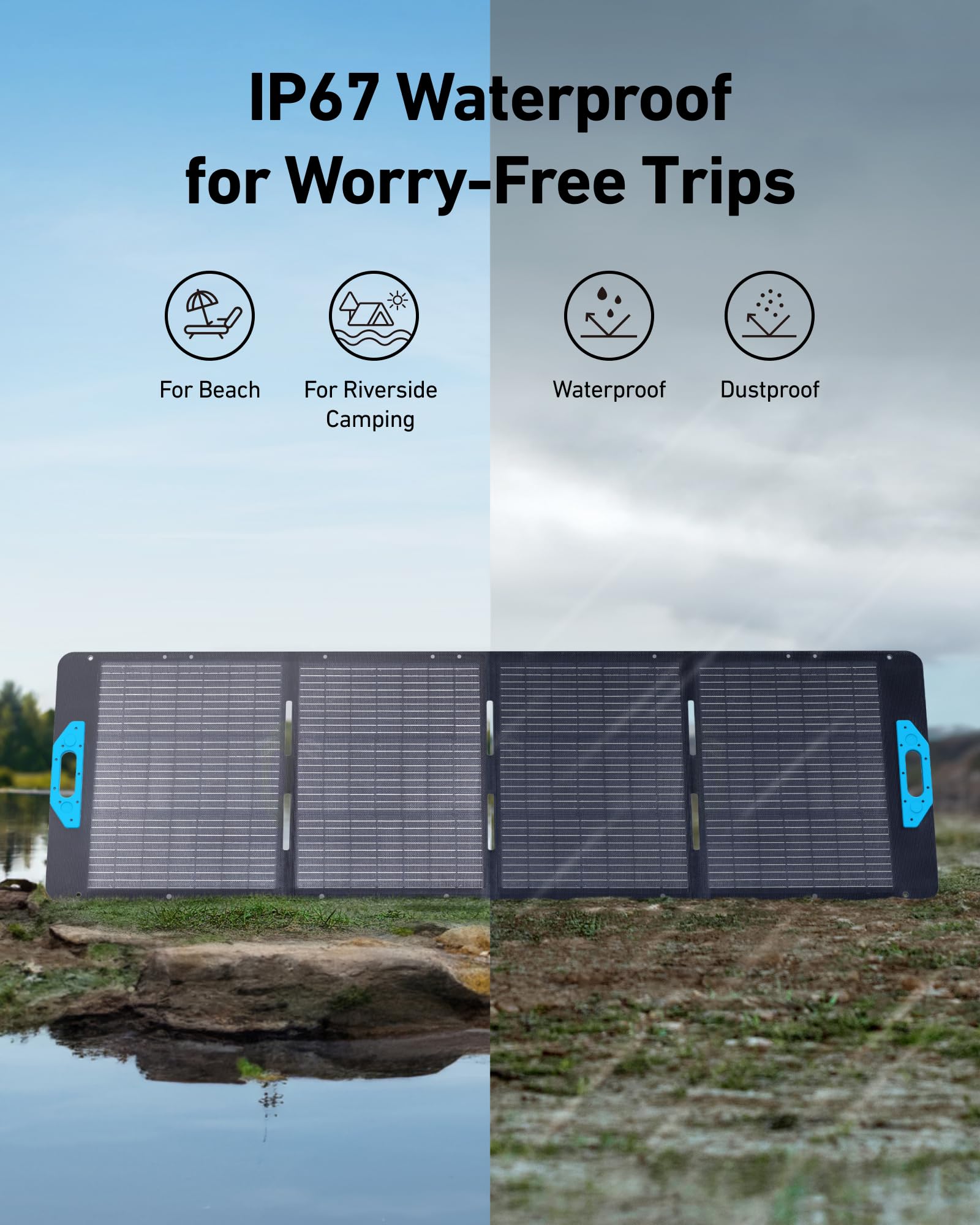 Anker Solix F2000 Portable Power Station, Powerhouse 767 And 760 Expansion Battery, With 2  200W Solar Panels, 4096Wh Lifepo4 Ba