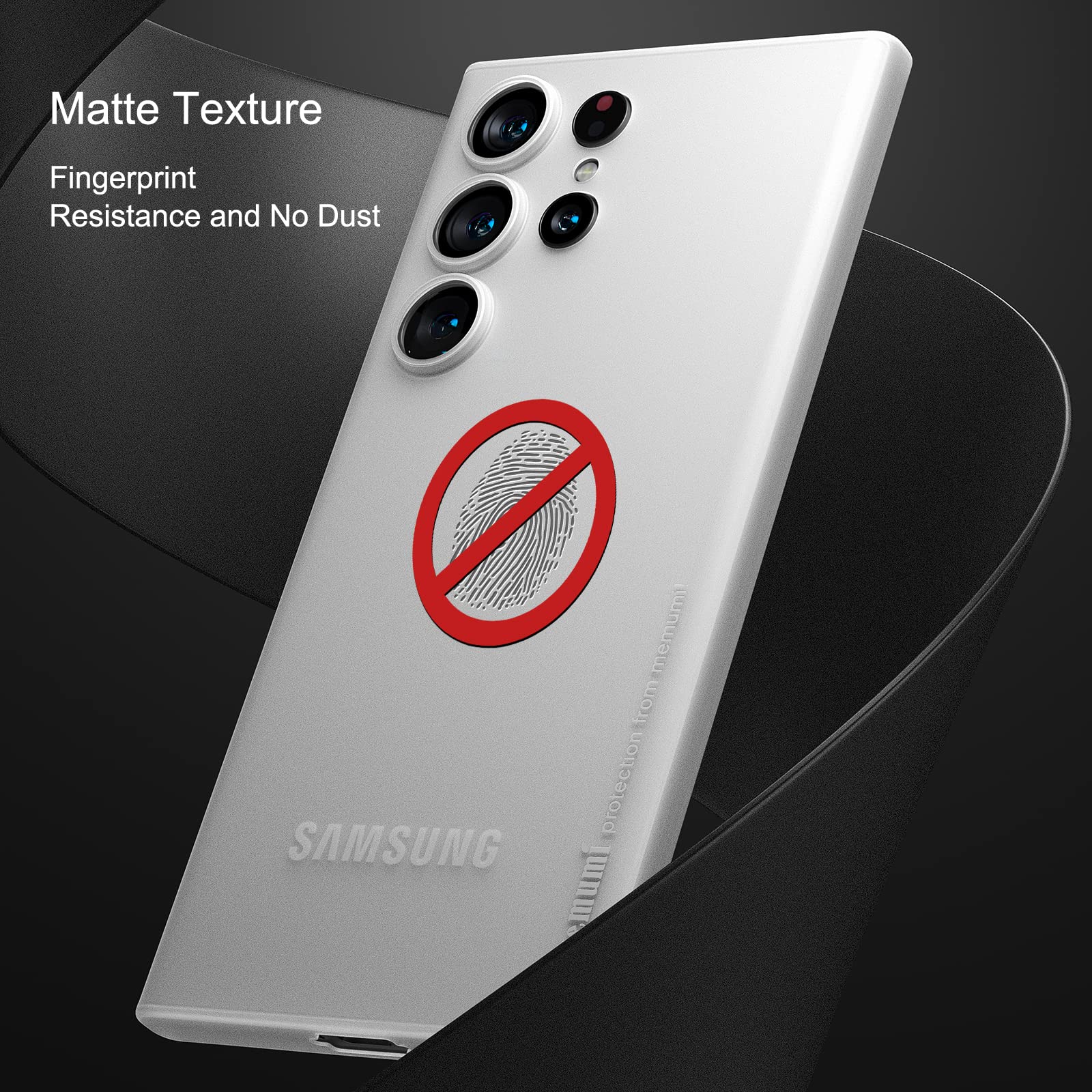 Memumi Ultra Slim For Samsung Galaxy S23 Ultra Case, Super Light 0.3Mm Matte Hard Back Cover For Galaxy S23 Ultra Thin Phone Cas