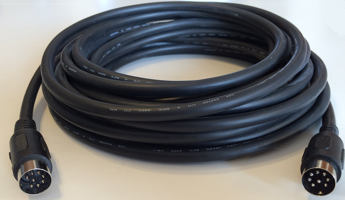 Mesa Boogie Compatible 8 Pin Footswitch Heavy Duty Double Shielded Replacement Cable 12 Foot Length 8 Pin