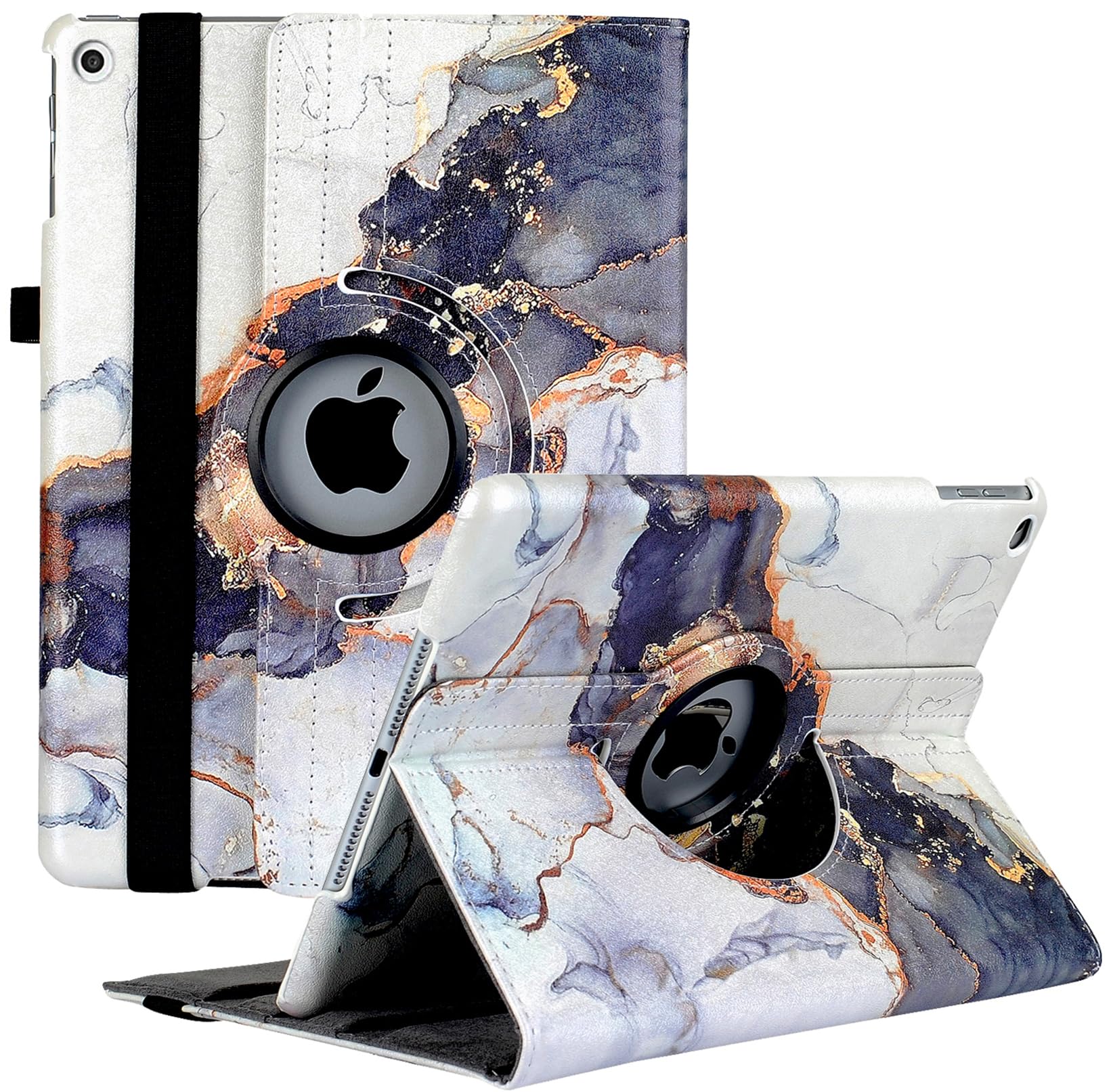 Rotating Case For Ipad 9Th Generation (2021) Ipad 8Th Generation (2020) Ipad 7Th Gen (2019)   360 Degree Rotating Protective Ipa