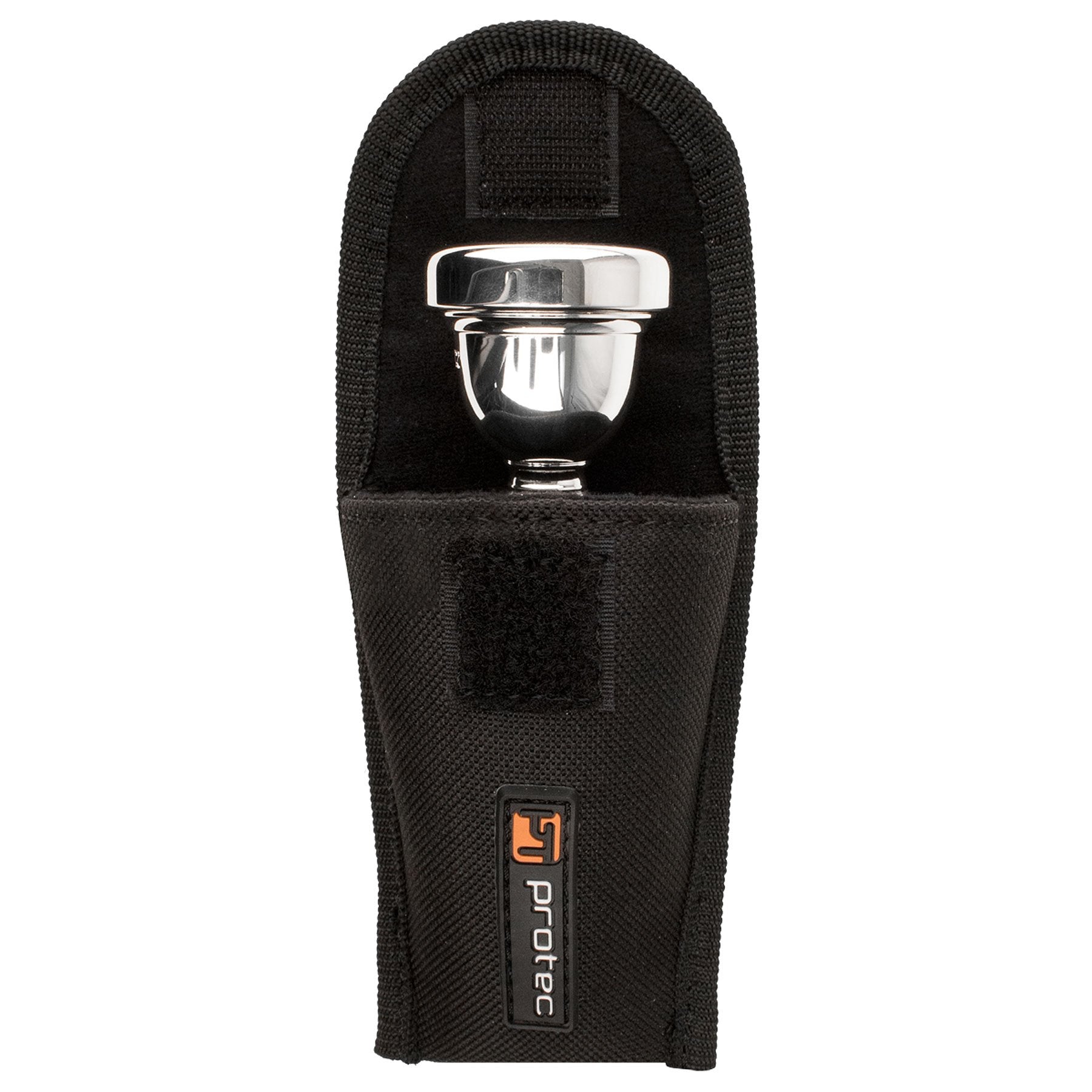 Protec Trombone / Euphonium Mouthpiece Padded Nylon Pouch With Secure Hook And Loop Closure, Model A204