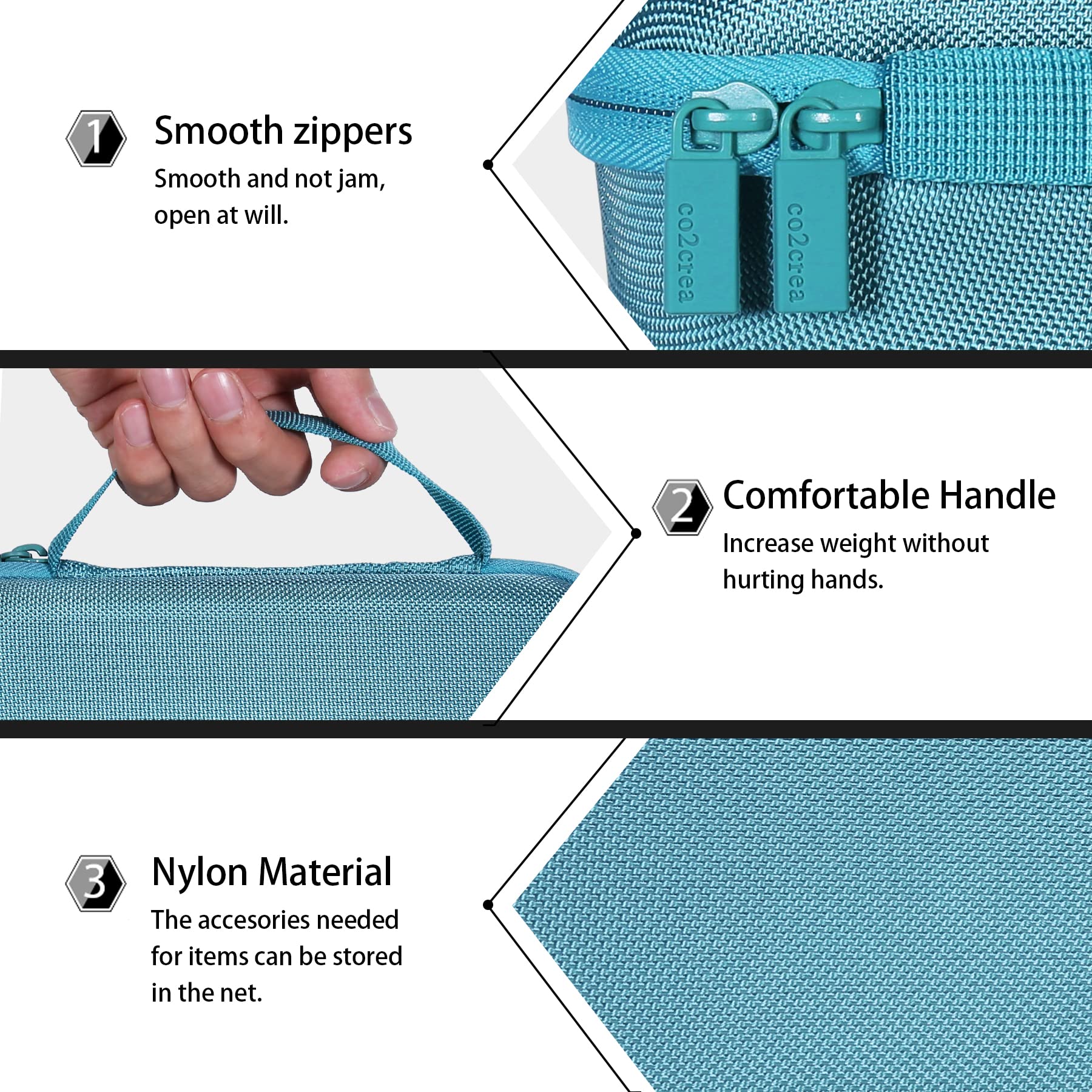 Co2Crea Hard Case Compatible With Pure Enrichment Purezone Mini Portable Air Purifier (Starlight Blue Case)