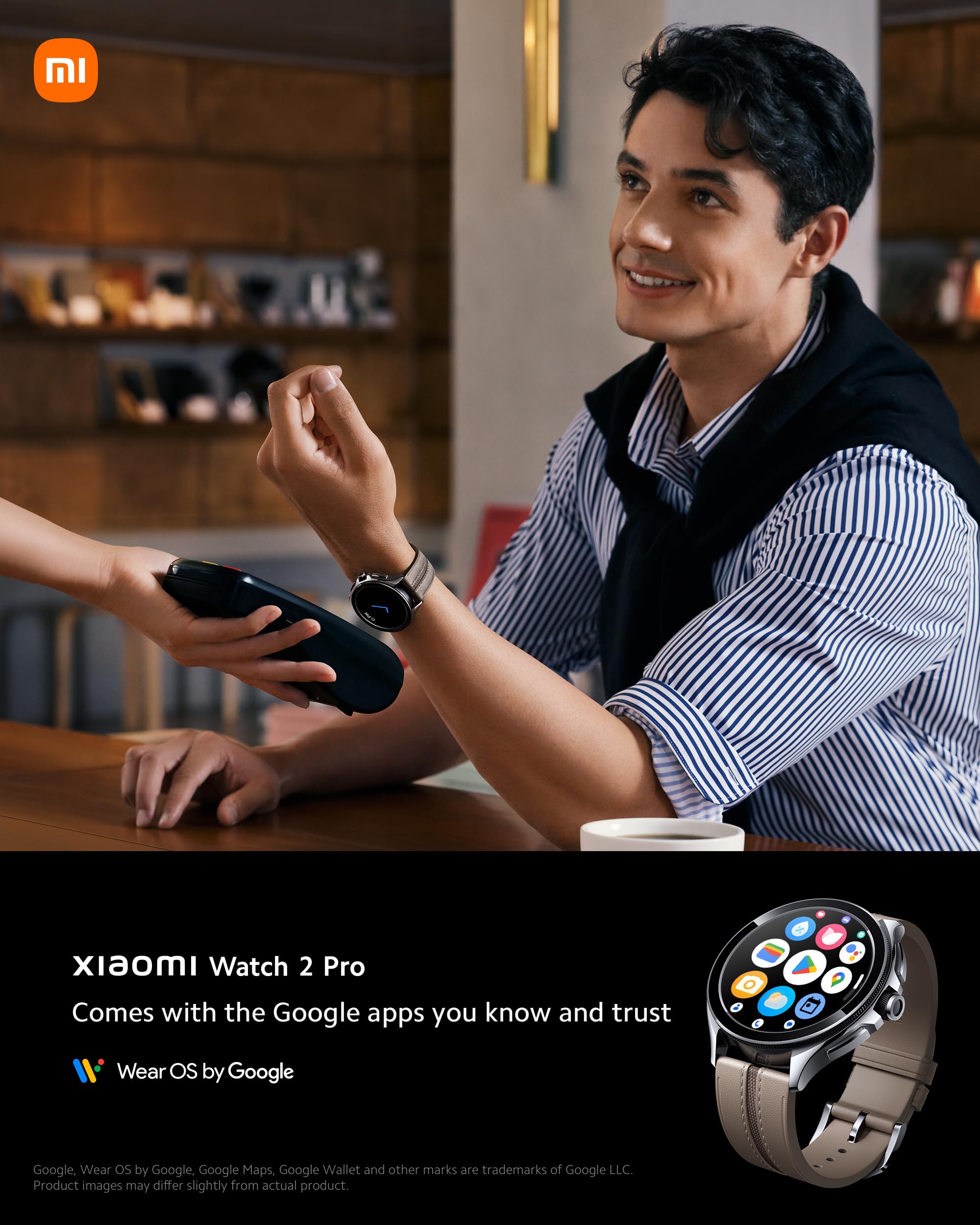 Xiaomi Watch 2 Pro, Google Apps Directly On Your Wrist, Snapdragon W5+ Gen 1 Platform, Advanced Health And Workout Tracking, 5 S