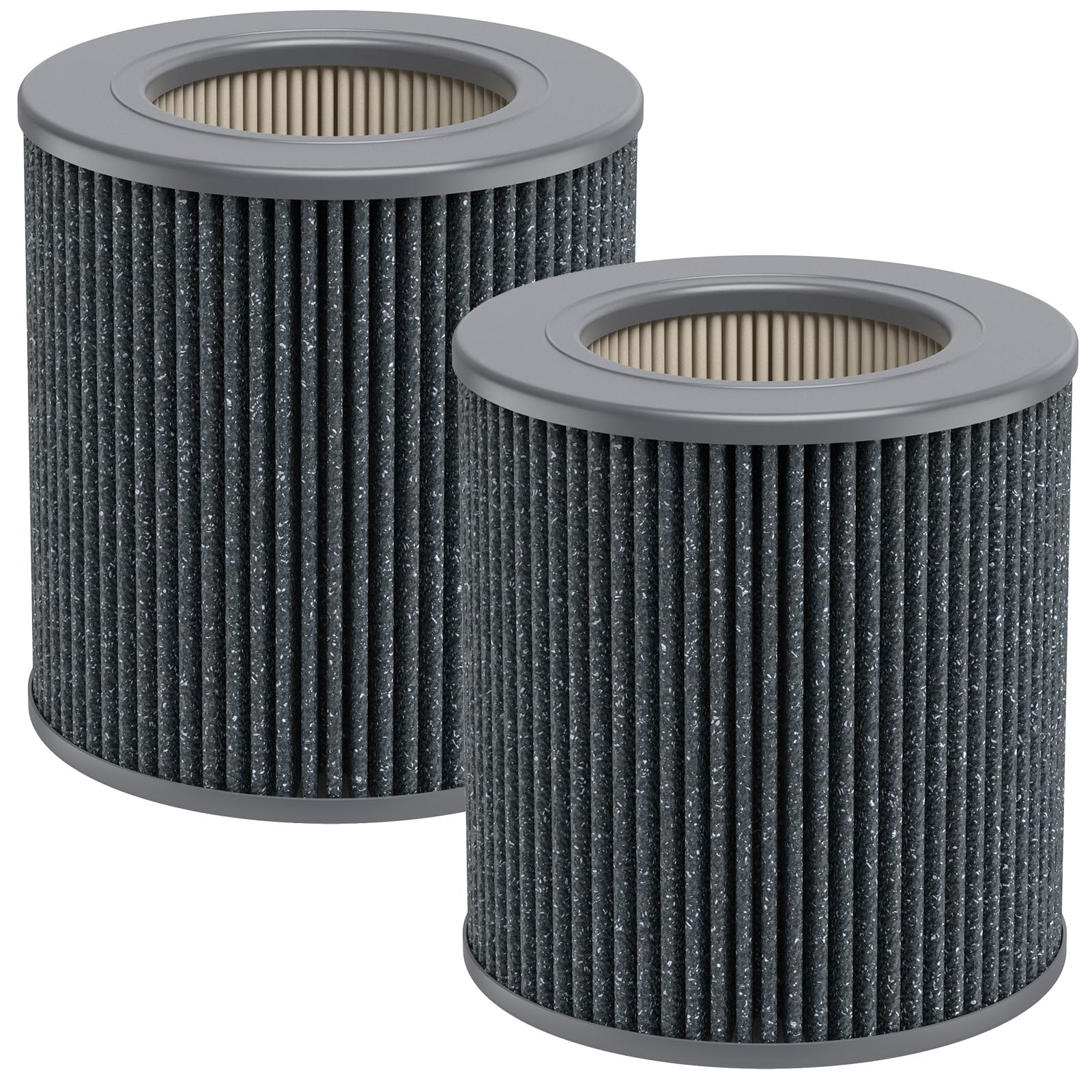 2 Pack Air Mini Peco Hepa Replacement Filters Compatible With Moleku Le Tri Power Air Mini And Air Mini + Air Purifiers, 3 In 1