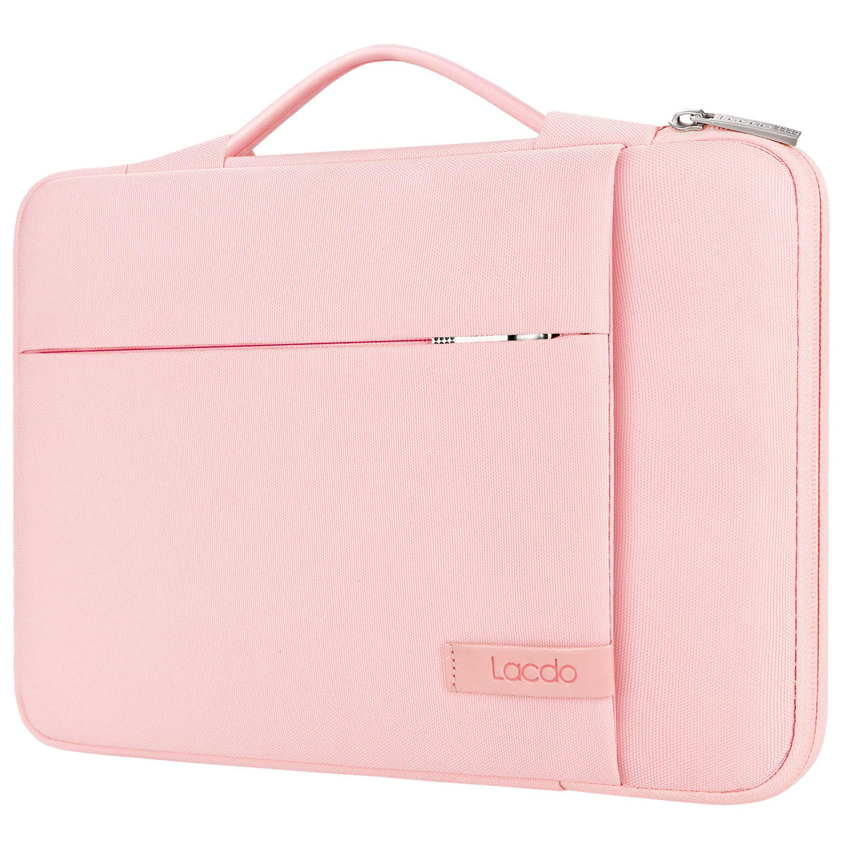 Lacdo 360° Protective Chromebook Case 11 Inch Laptop Sleeve for 11 Inch Acer HP Lenovo Dell Samsung ASUS Chromebook Spin 311, 13 Inch Microsoft Surface Pro 11th Copilot+PC/10/9/8/X Computer Bag, Pink