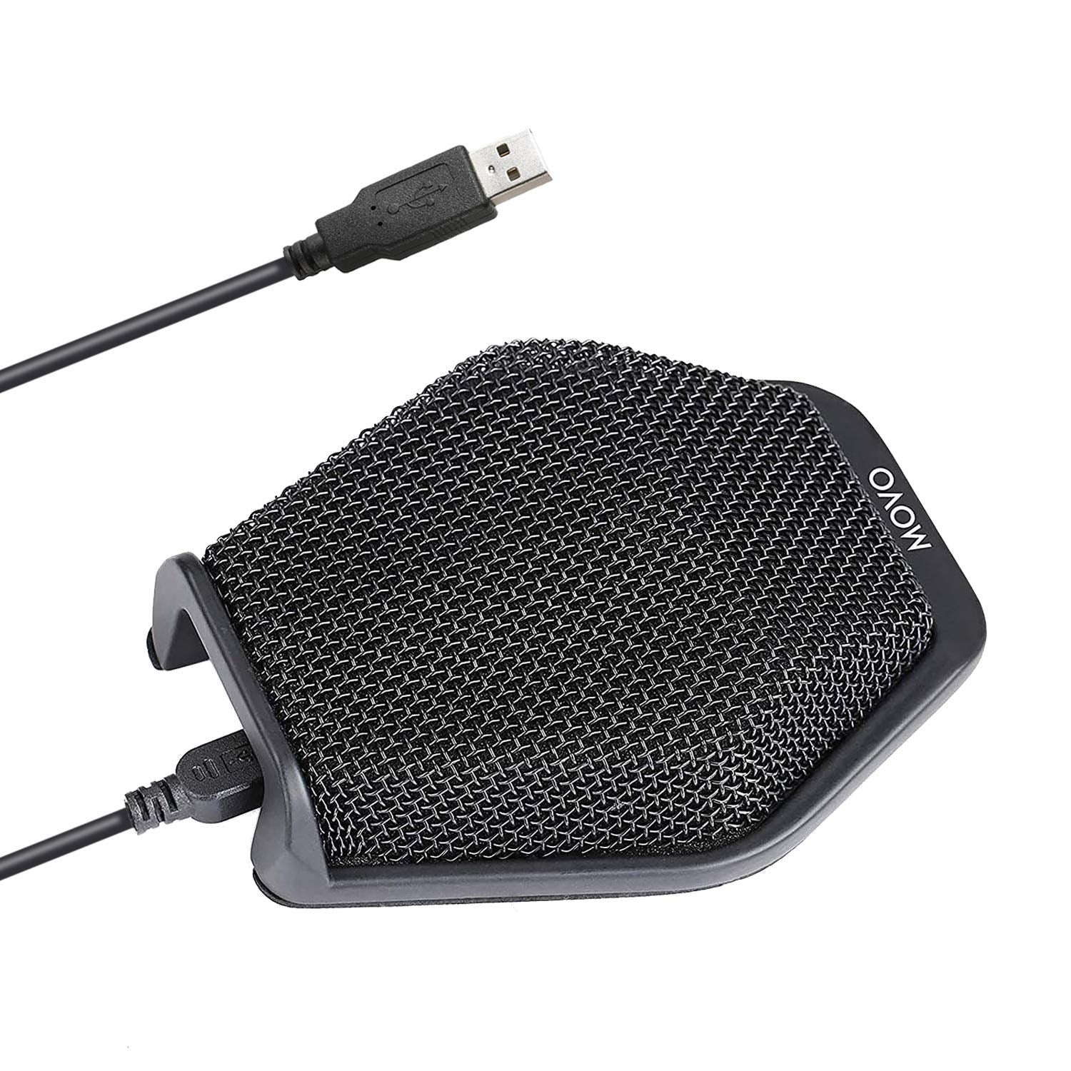 Movo MC1000 Conference USB Microphone for Computer Desktop and Laptop with 180 / 20 Long Pick up Range Compatible with Windows 