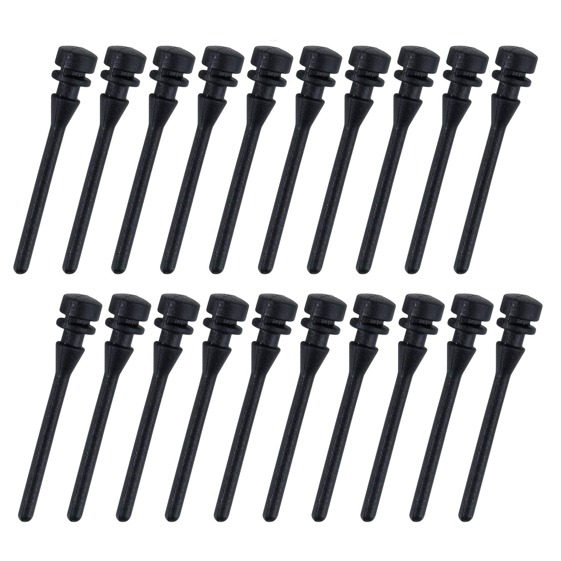 AUEAR, 50 Pack Case Fan Soft Silicone Anti Noise Reducing Vibration Screws Rivet Mounting for or CPU