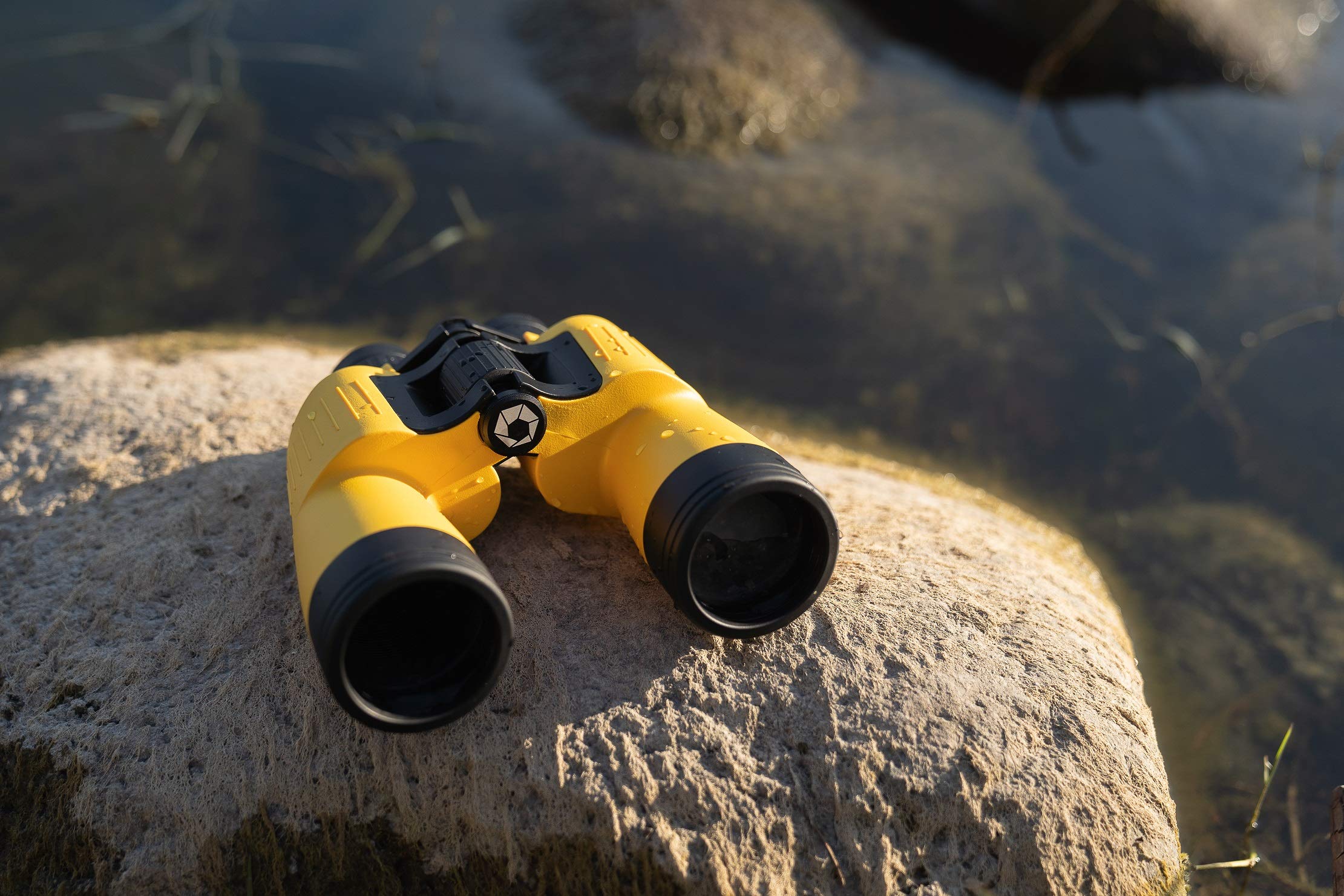 Barska Ab12738 Floatmaster 7X50 Waterproof Floating Marine Binoculars For Boating, Hunting, Fishing, Sports, Etc, Yellow
