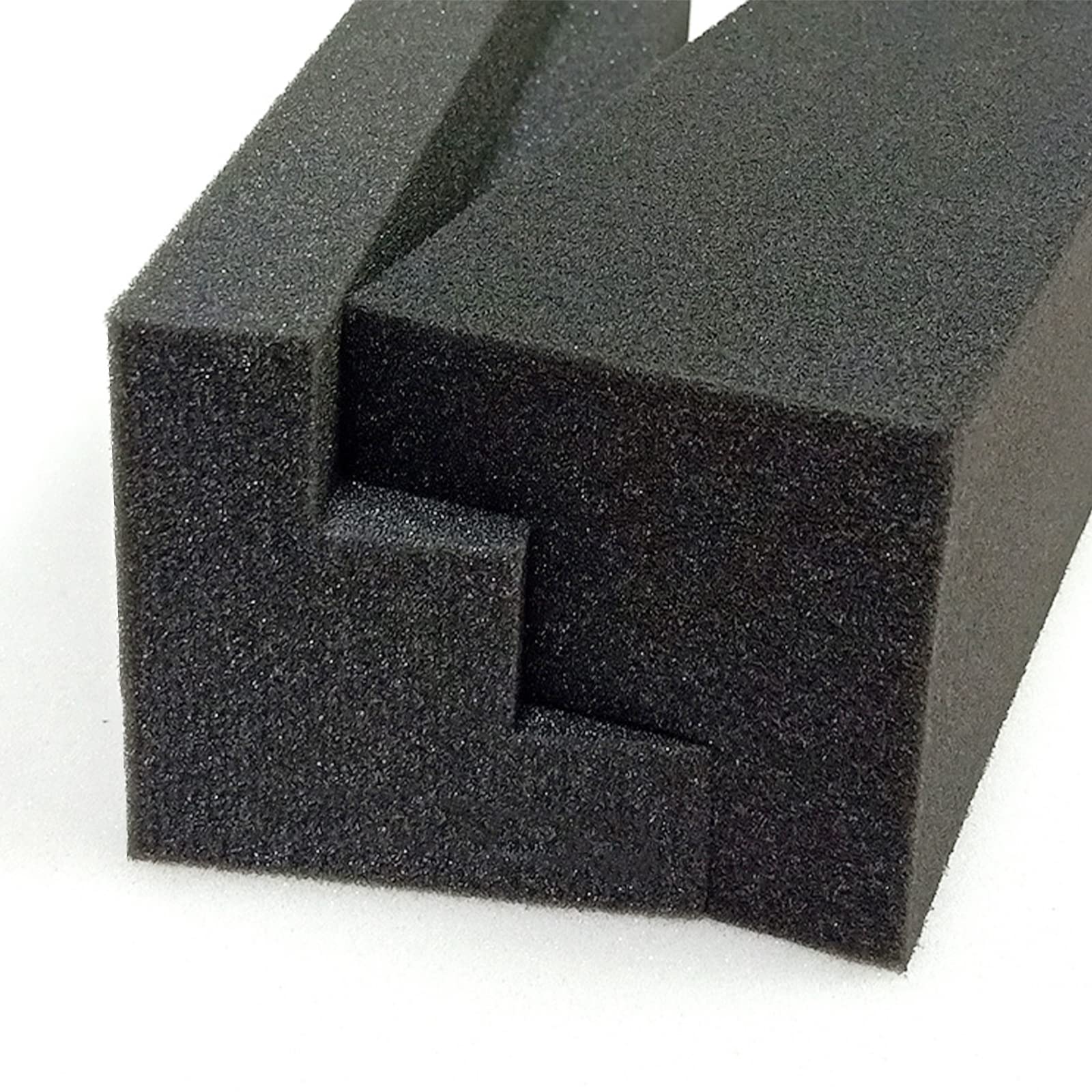 Bass Traps 16 Pack 12'' X 3'' X 3'' Corner Acoustic Foam Panels, Acoustic Bass Trap Corner Block, Sound Absorbing Foam For Studi