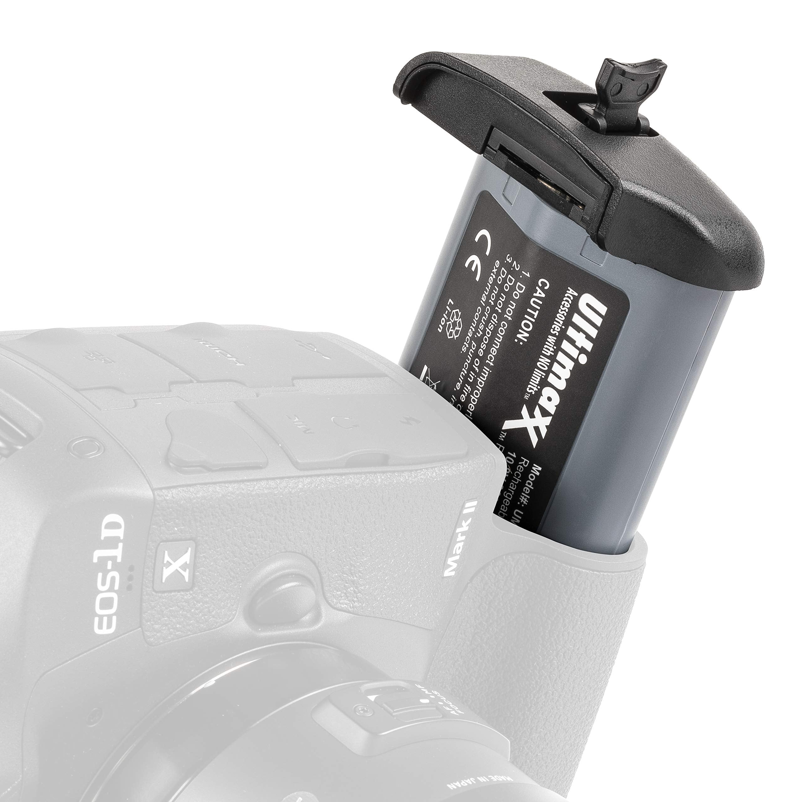 Ultimaxx LP-E19 Lithium-Ion Rechargeable Battery 3600mAh for Canon EOS R3, 1D X Mark III, 1D X Mark II, 1D X, 1Ds Mark III, 1D Mark IV, 1D Mark III