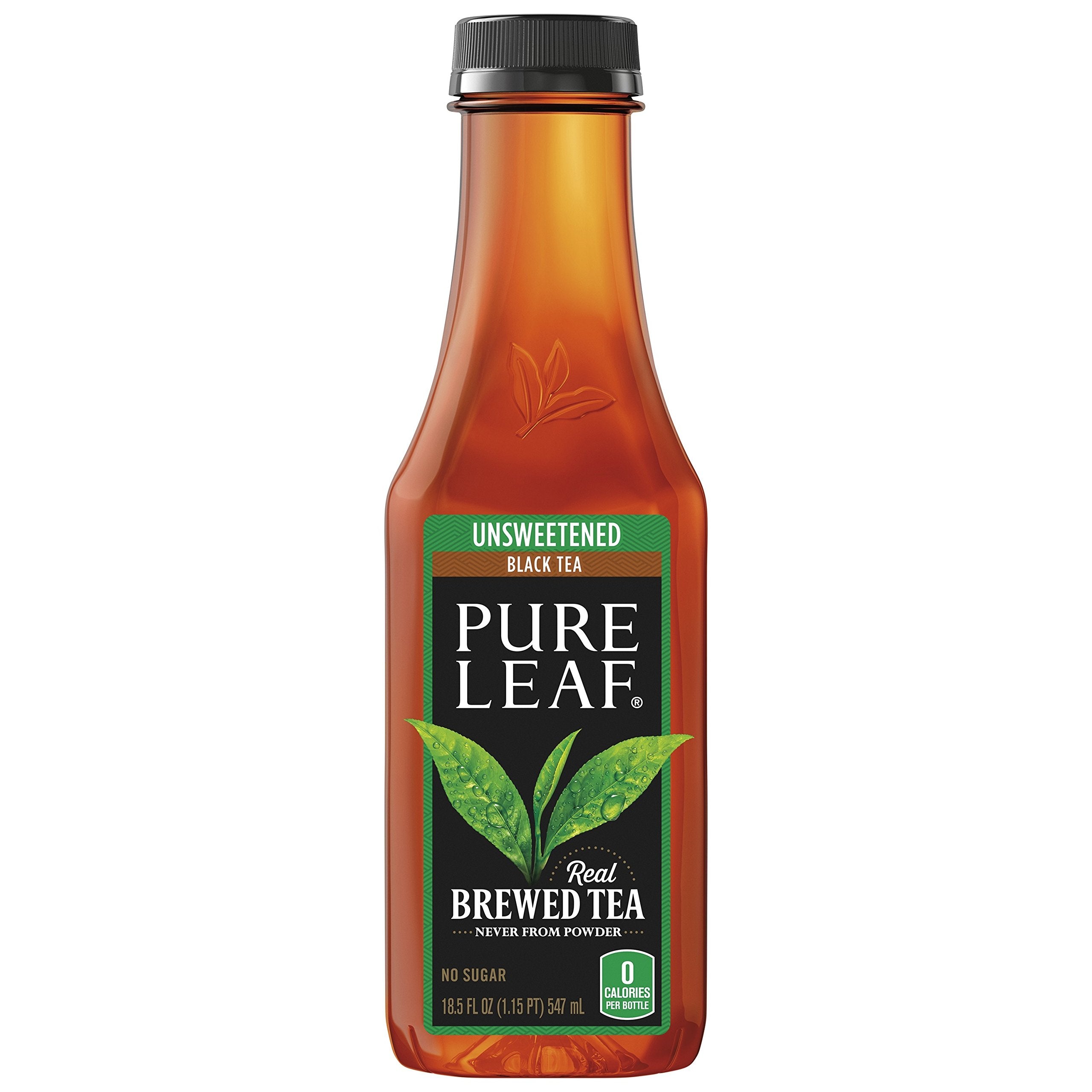 Pure Leaf Iced Tea, Unsweetened Black Tea, 18.5 Oz