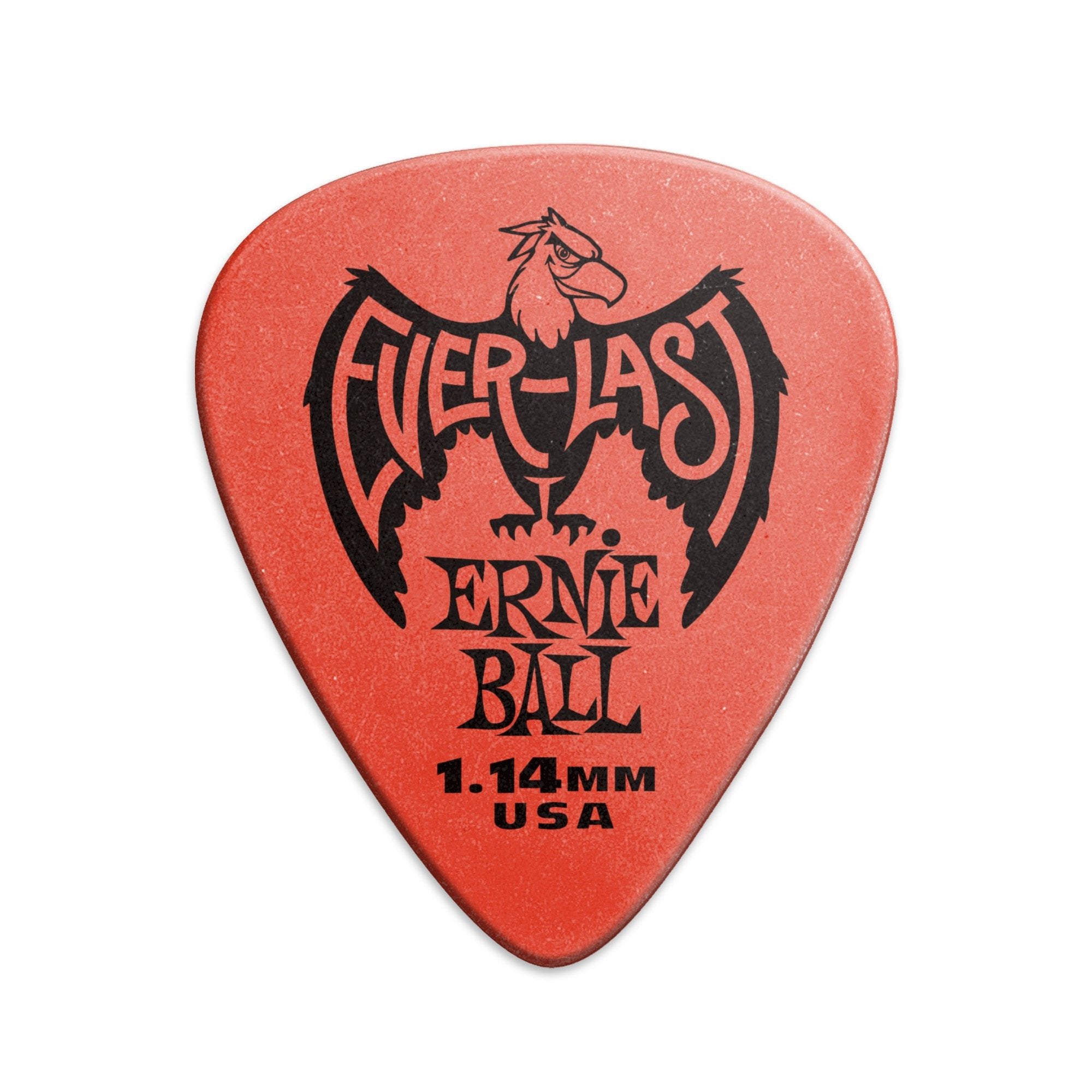 Ernie Ball Everlast Guitar Picks, Red 114Mm, 12 Pack (P09194)