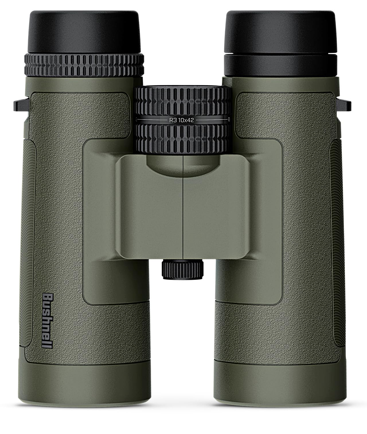 Bushnell R3 10X42 Binoculars With Vault Lite Bino Chest Harness, Hd Optical System, Fully Multi-Coated Lenses, Exo Barrier, Ipx7
