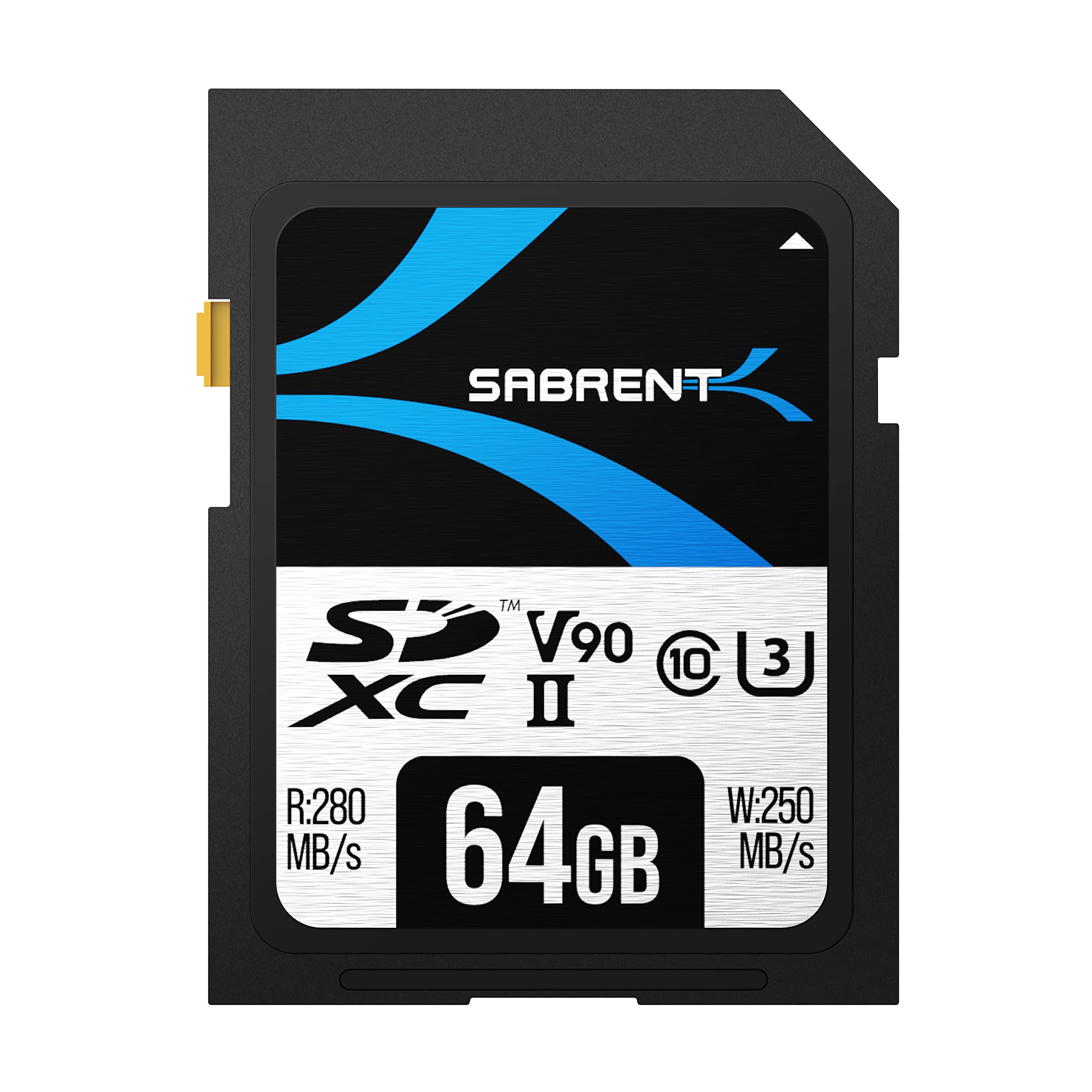 Sabrent Rocket V90 64Gb Sd Uhs Ii Memory Card R280Mb/S W250Mb/S (Sd Tl90 64Gb)
