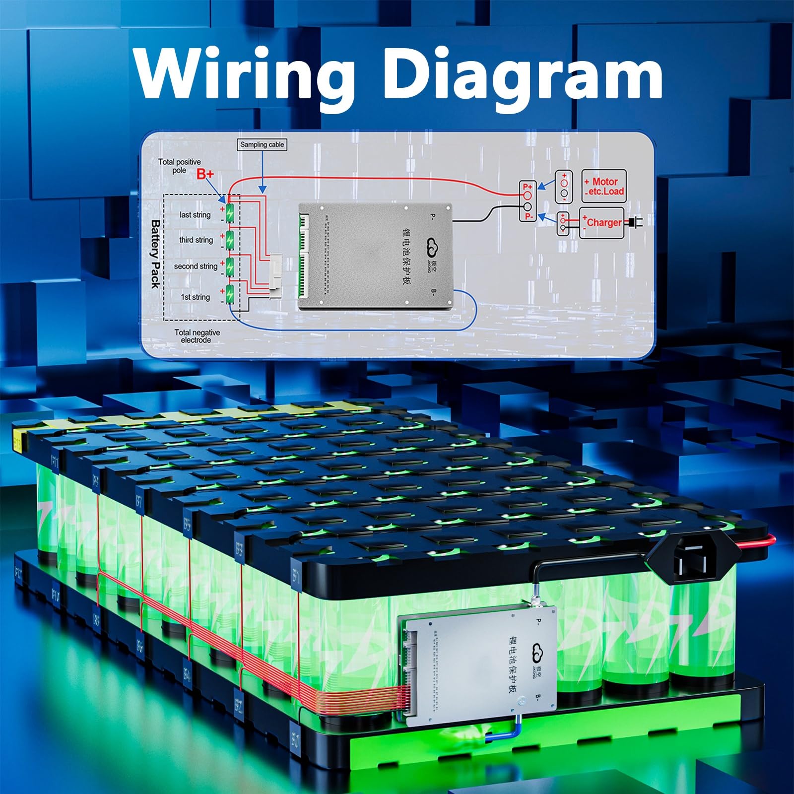 Jkbms Smart Bms 8S 20S 40A 0.4A Active Balance Build In Bluetooth With Rs485 Pcb Battery Protection Board Li Ion Lifepo4 Lto Lit