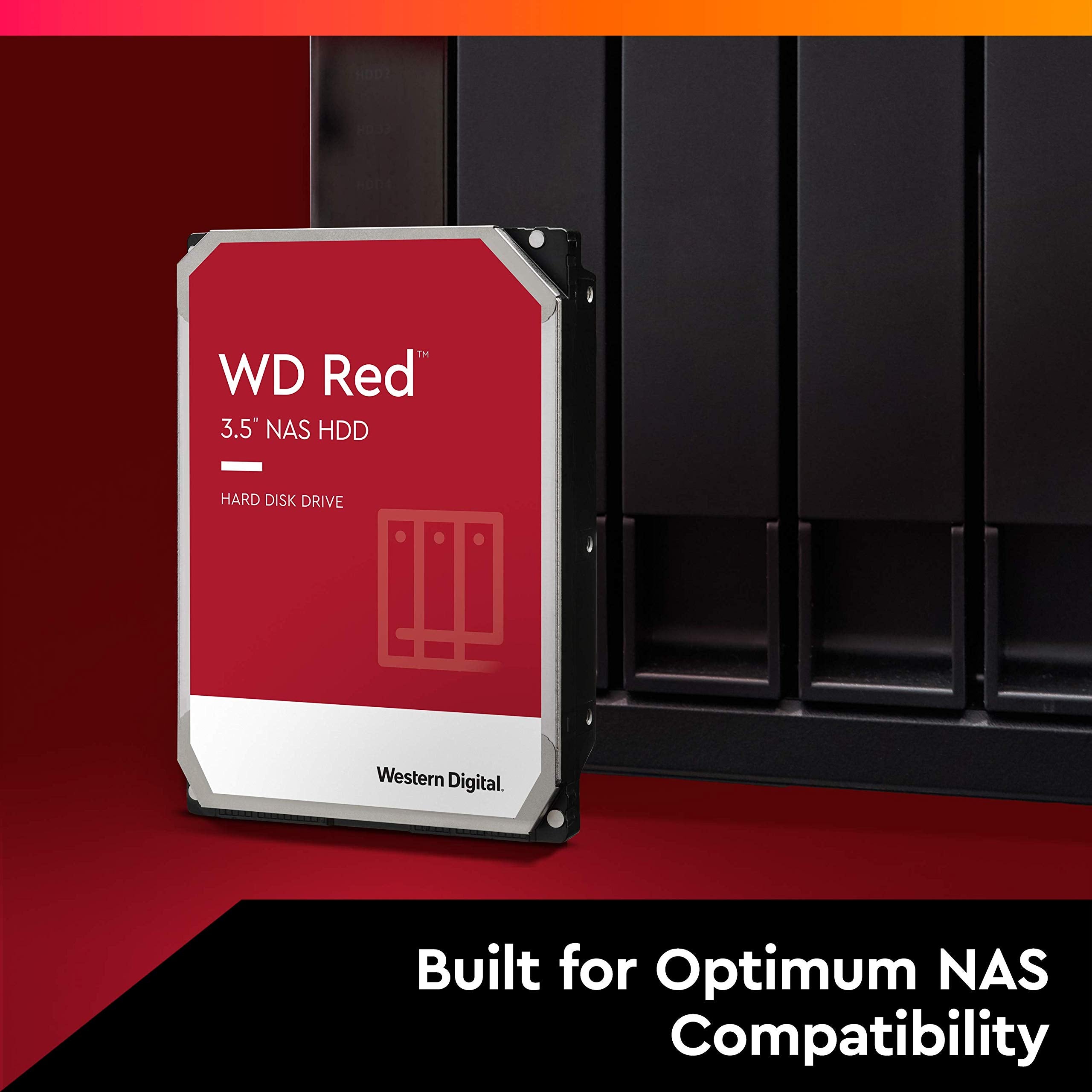 Western Digital 4Tb Wd Red Nas Internal Hard Drive Hdd - 5400 Rpm, Sata 6 Gb/S, Smr, 256Mb Cache, 3.5 - Wd40Efax