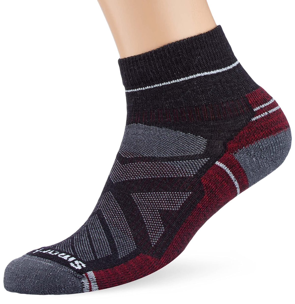 Smartwool Hike Light Cushion Ankle Socks, Charcoal, Medium