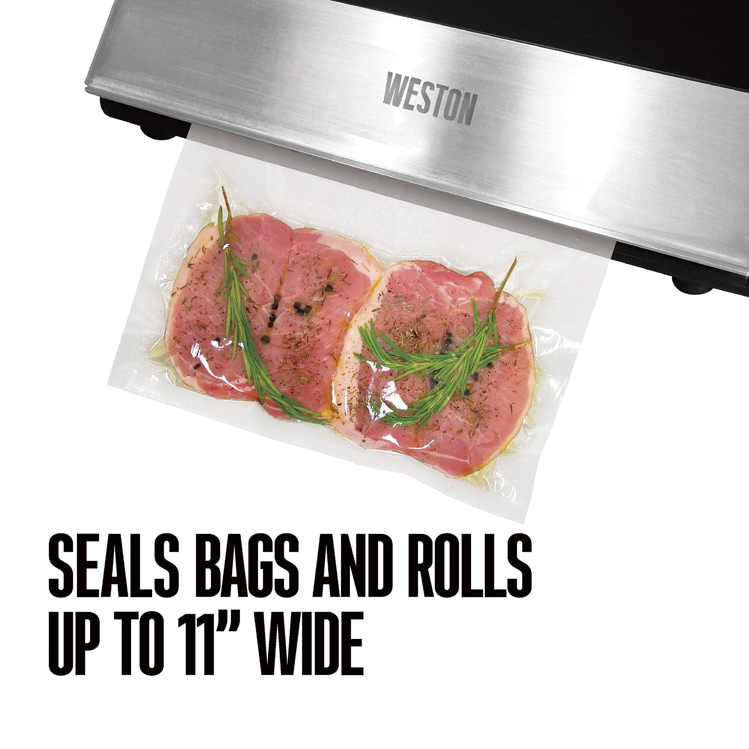 Weston 65 0501 W Professional Advantage Vacuum Sealer, 11', Stainless Steel And Black