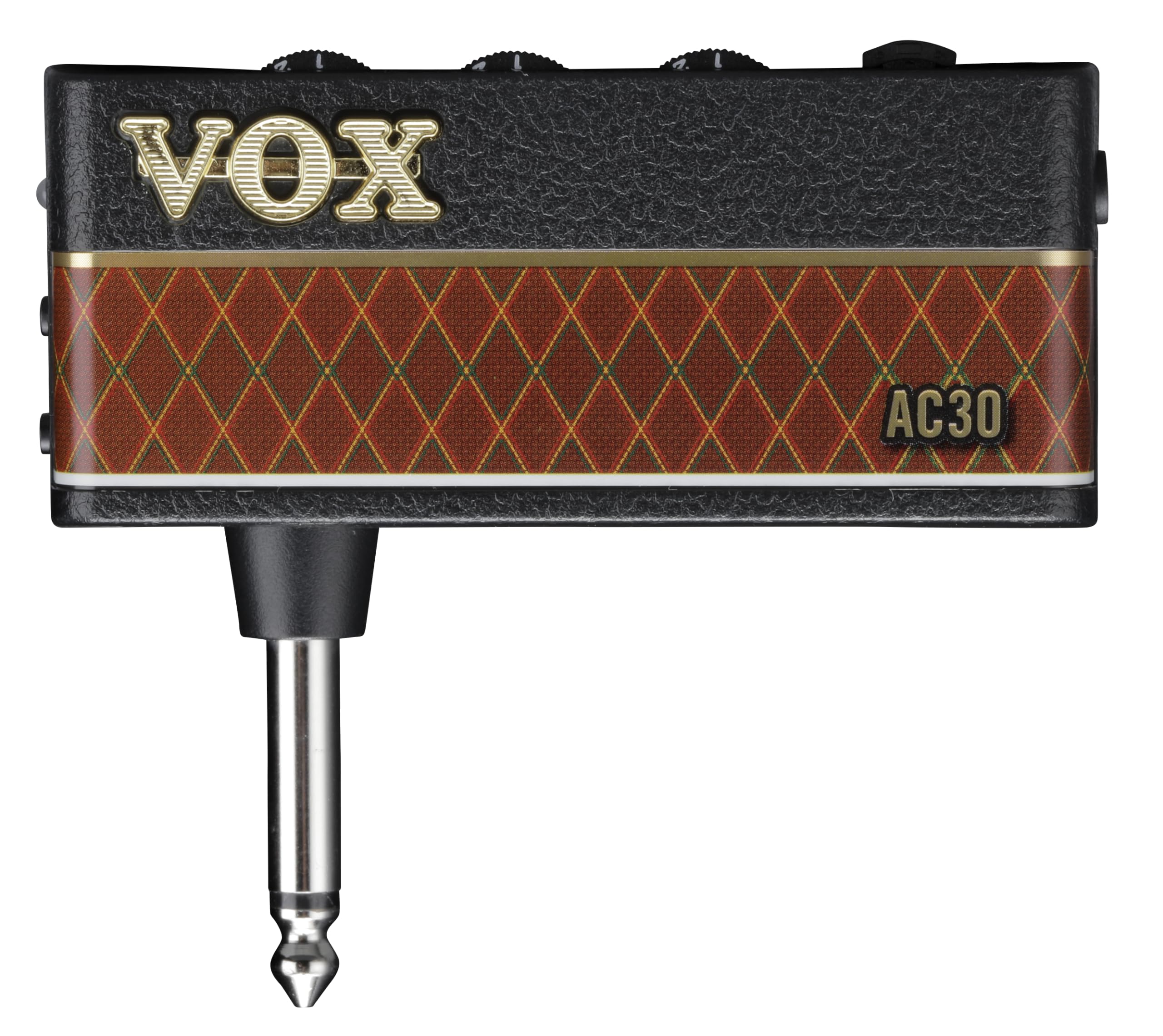 Vox amPlug 3 AC30 Headphone Guitar Amplifier w/Stereo FX, Tremolo, Speaker Emulation, Built-in Rhythms, and Aux in