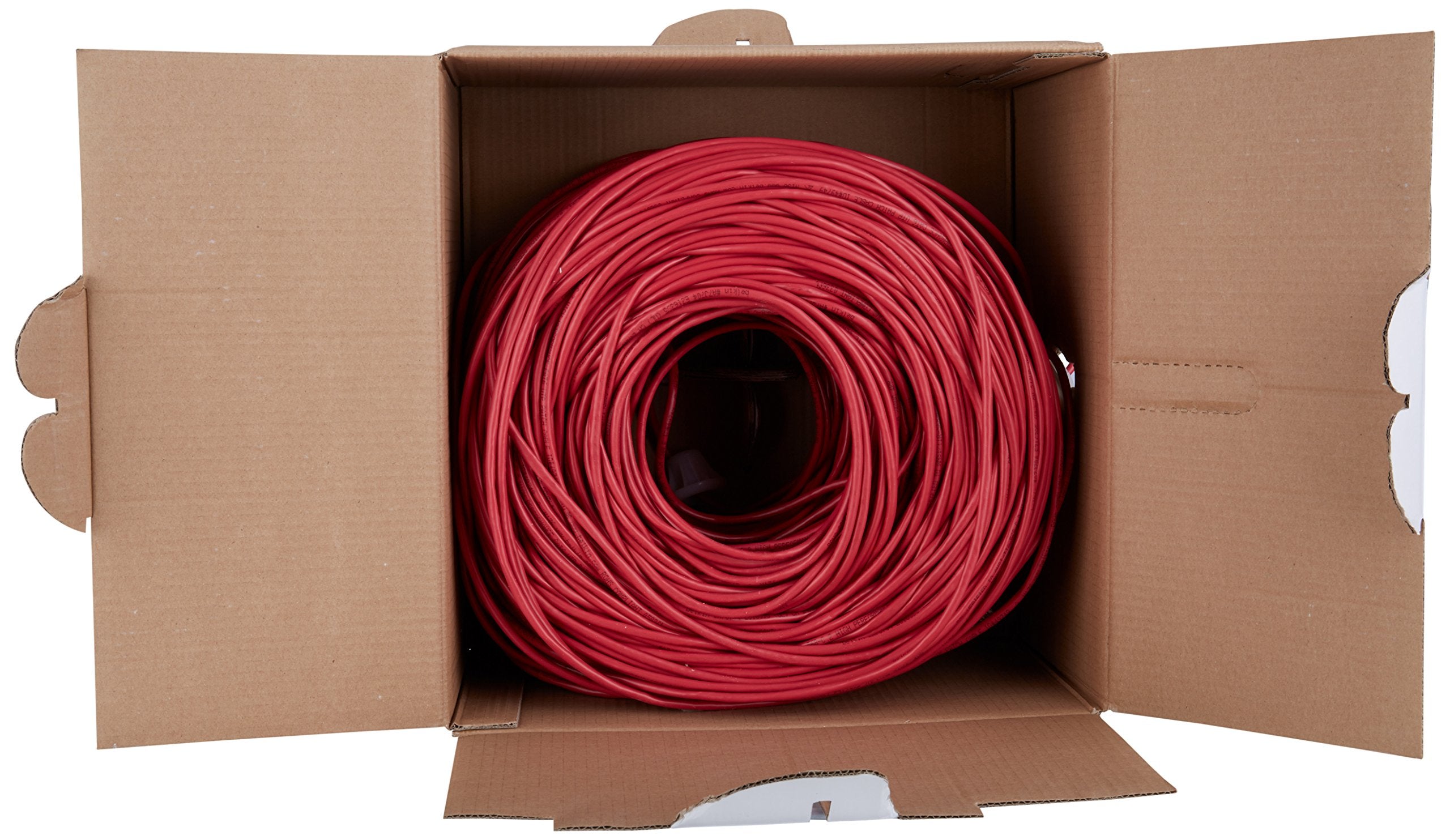 Belkin Cat6 Stranded Bulk Cable 4Pr24Awg 1000 Red (A7J704 1000 Red)
