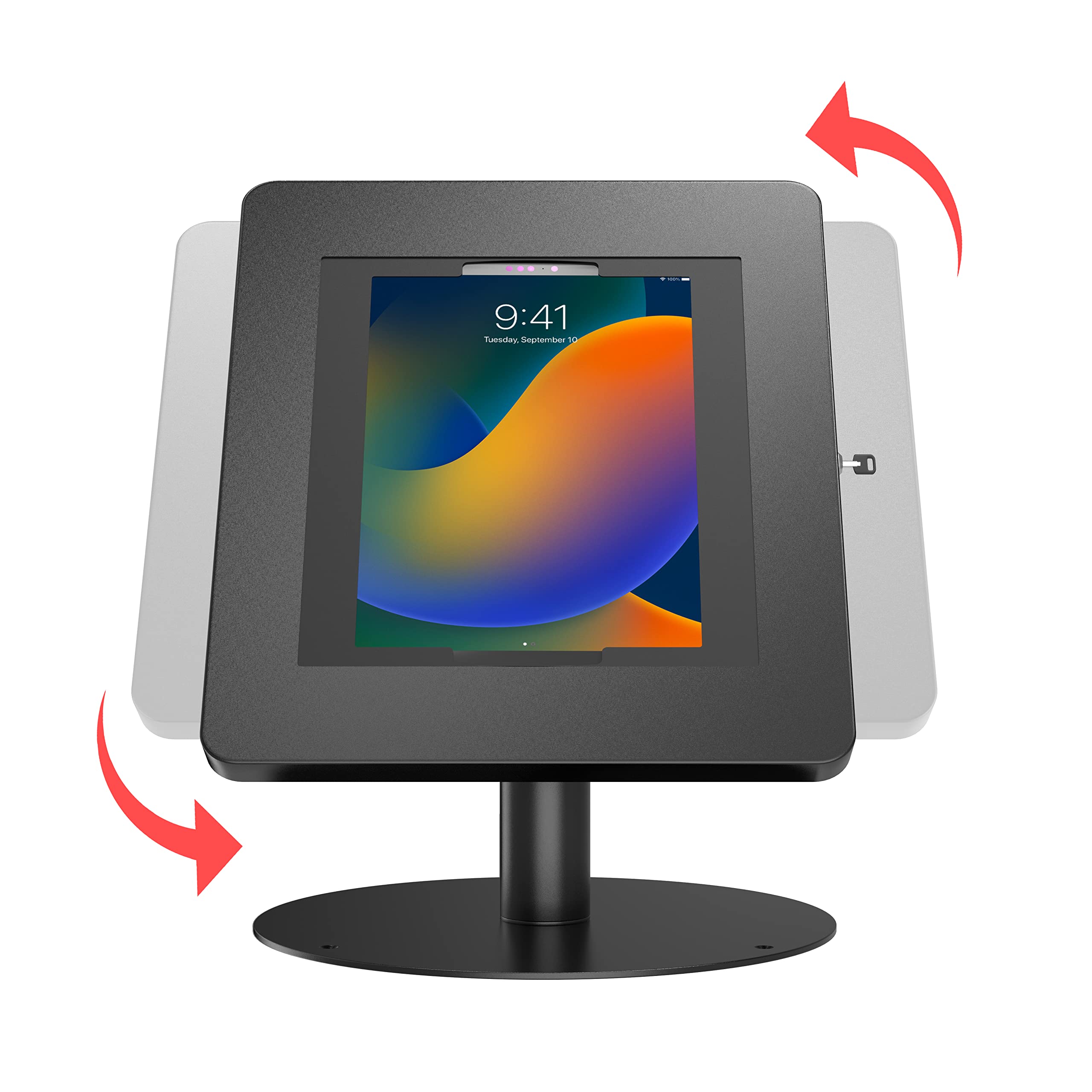 Hyperflex Kiosk Stand | Cta Secure Kiosk Stand For Tablets | Heavy-Duty Locking Enclosure | Ipad Pro 12.9, Surface Pro 3/4/5/6/7