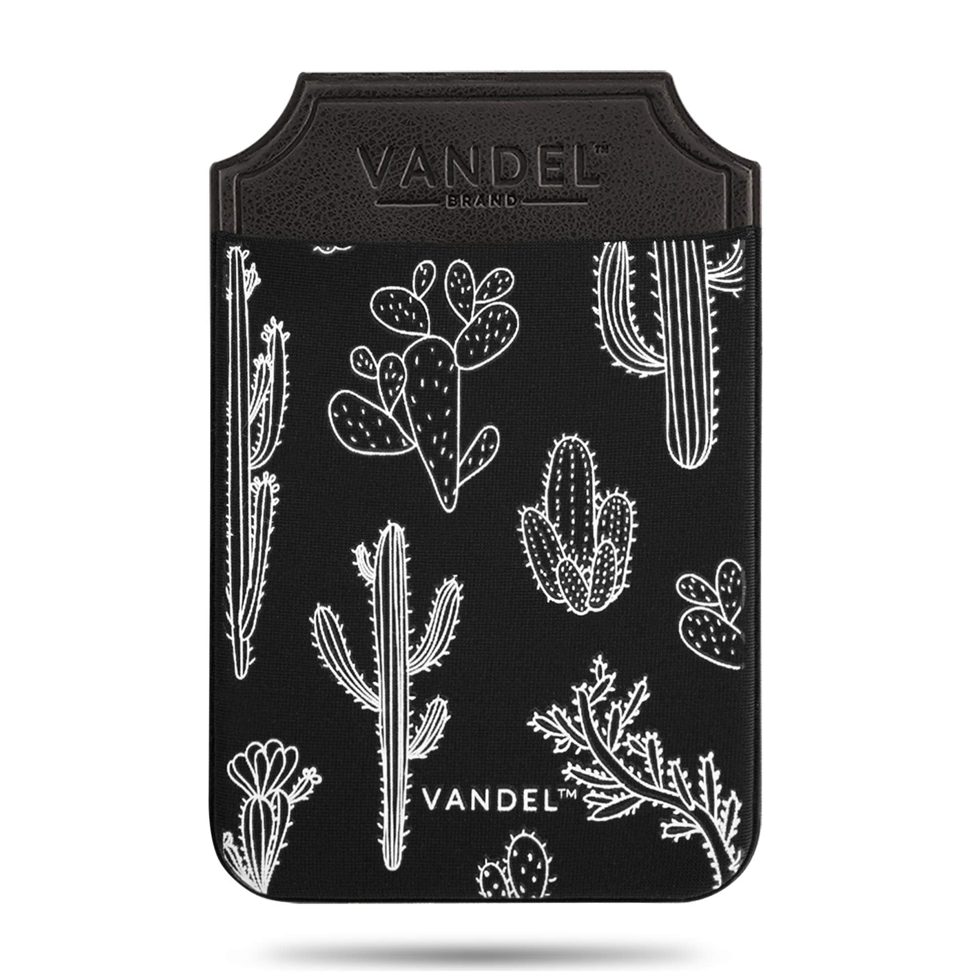 Vandel Pocket   Stick On Fabric Phone Wallet Stick On For Women, Cute Credit Card Holder For Phone Case, Back Of Phone Fabric Sl