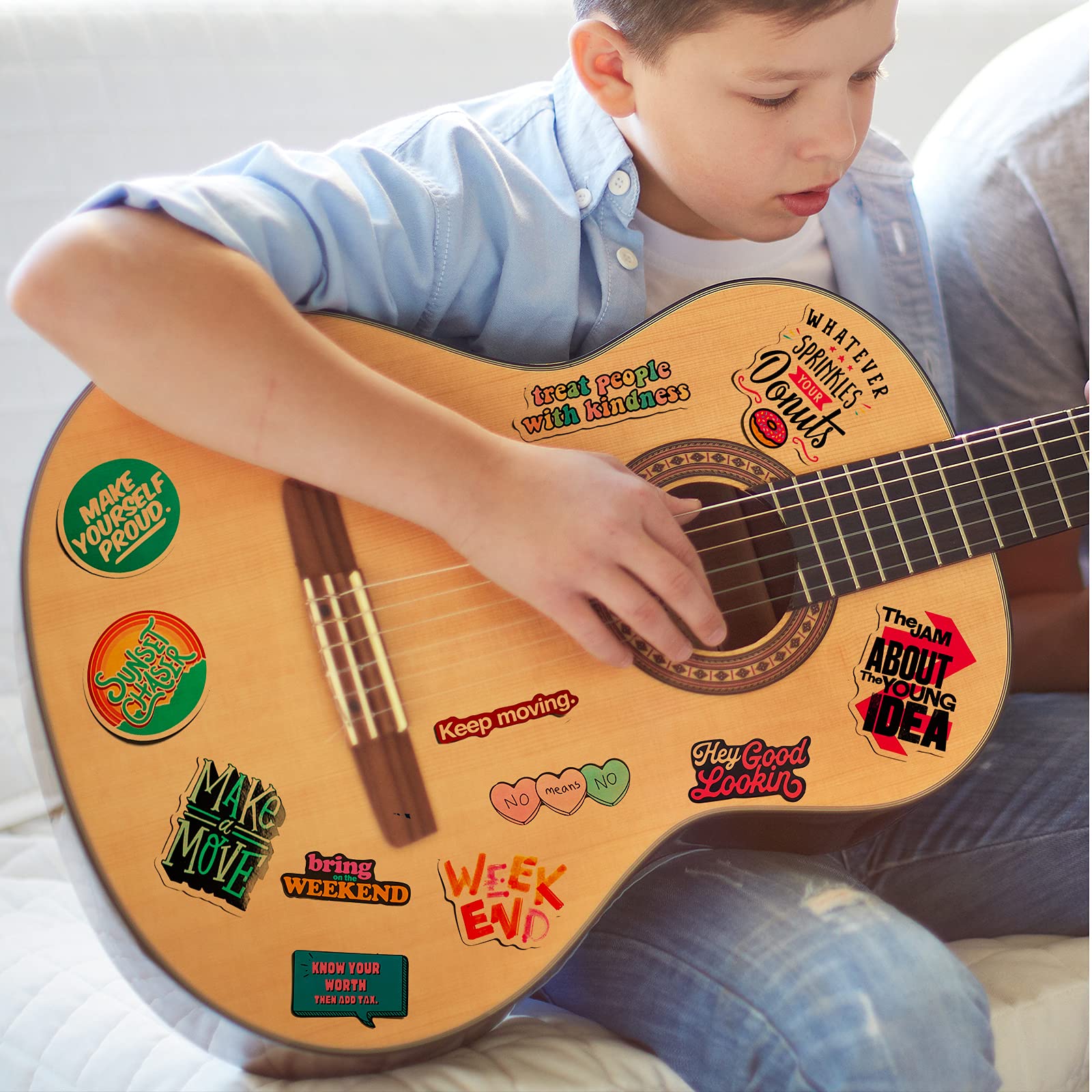 200Pcs Inspirational Stickers For Water Bottles, Motivational Stickers For Adults, Teens, Teachers, Vinyl Waterproof Laptop Stic