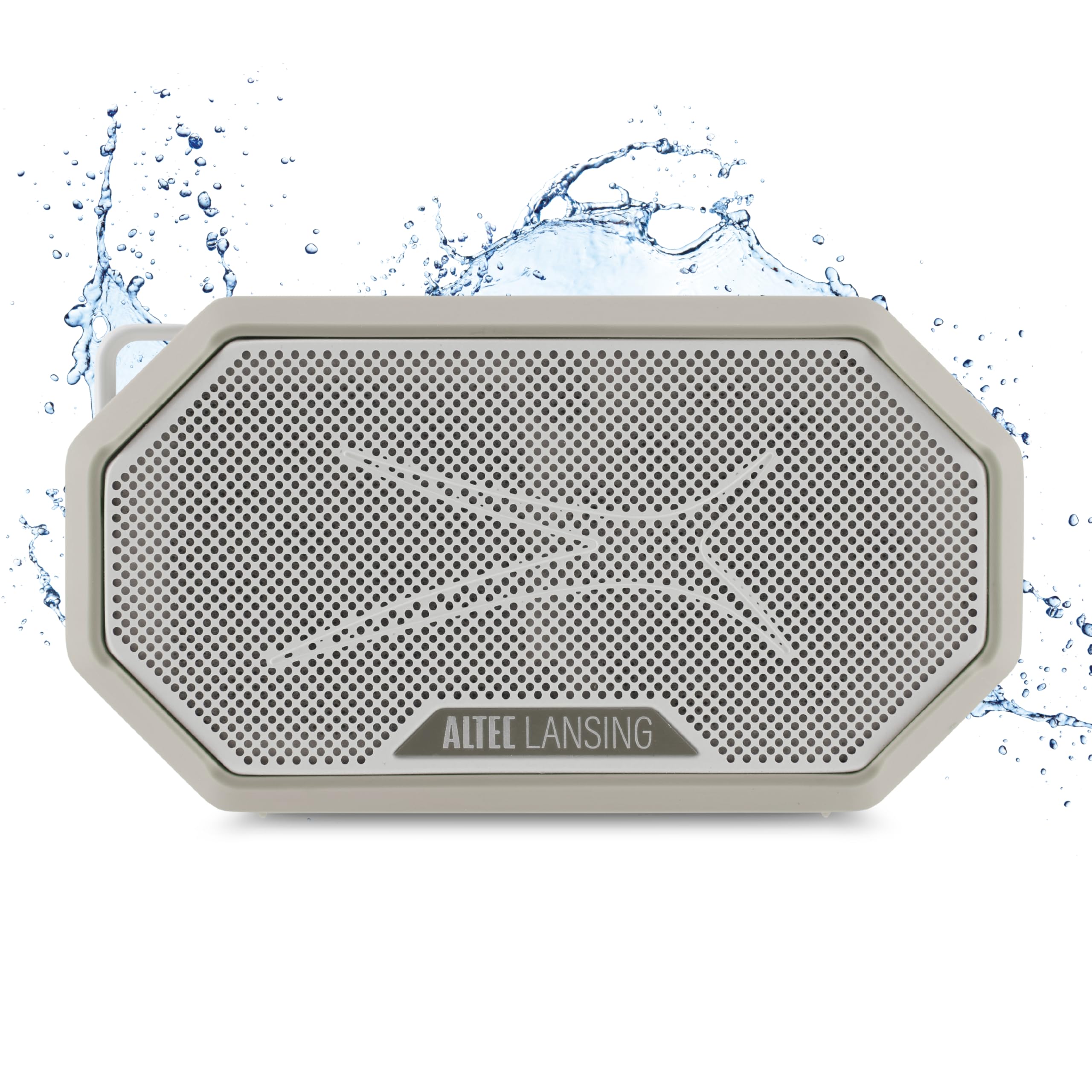 Altec Lansing Portable Bluetooth Speaker HYDRAMINI 2.0, IP67 Waterproof, Portable Speaker, 12h Playtime, Wireless Pairing, USBC