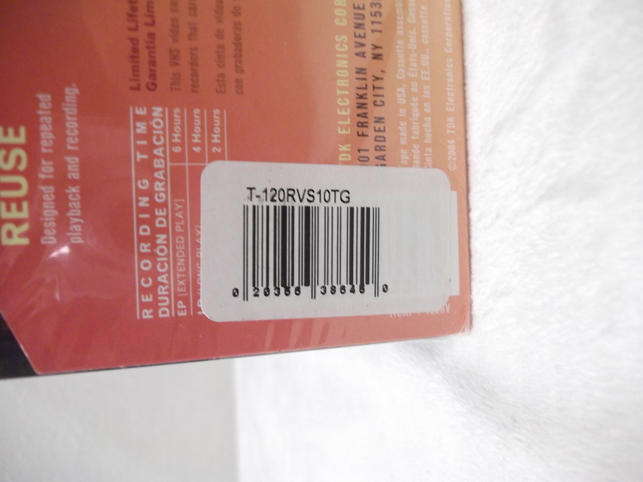 Standard Grade Video Tape 10 Pack (Pack Of 1)