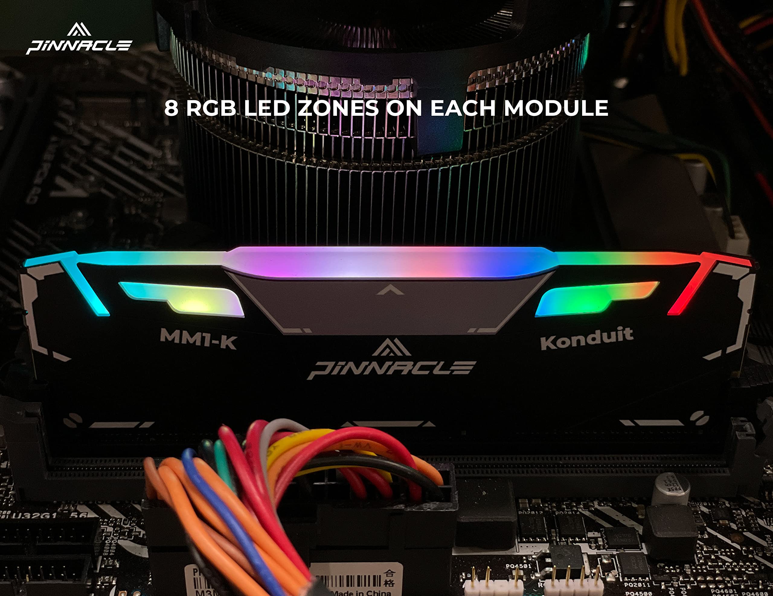 Timetec Pinnacle Konduit Rgb 32Gb Kit(2X16Gb) Ddr4 3200Mhz Pc4 25600 Cl16 18 18 38 Xmp2.0 Overclocking 1.35V Dual Rank Compatibl