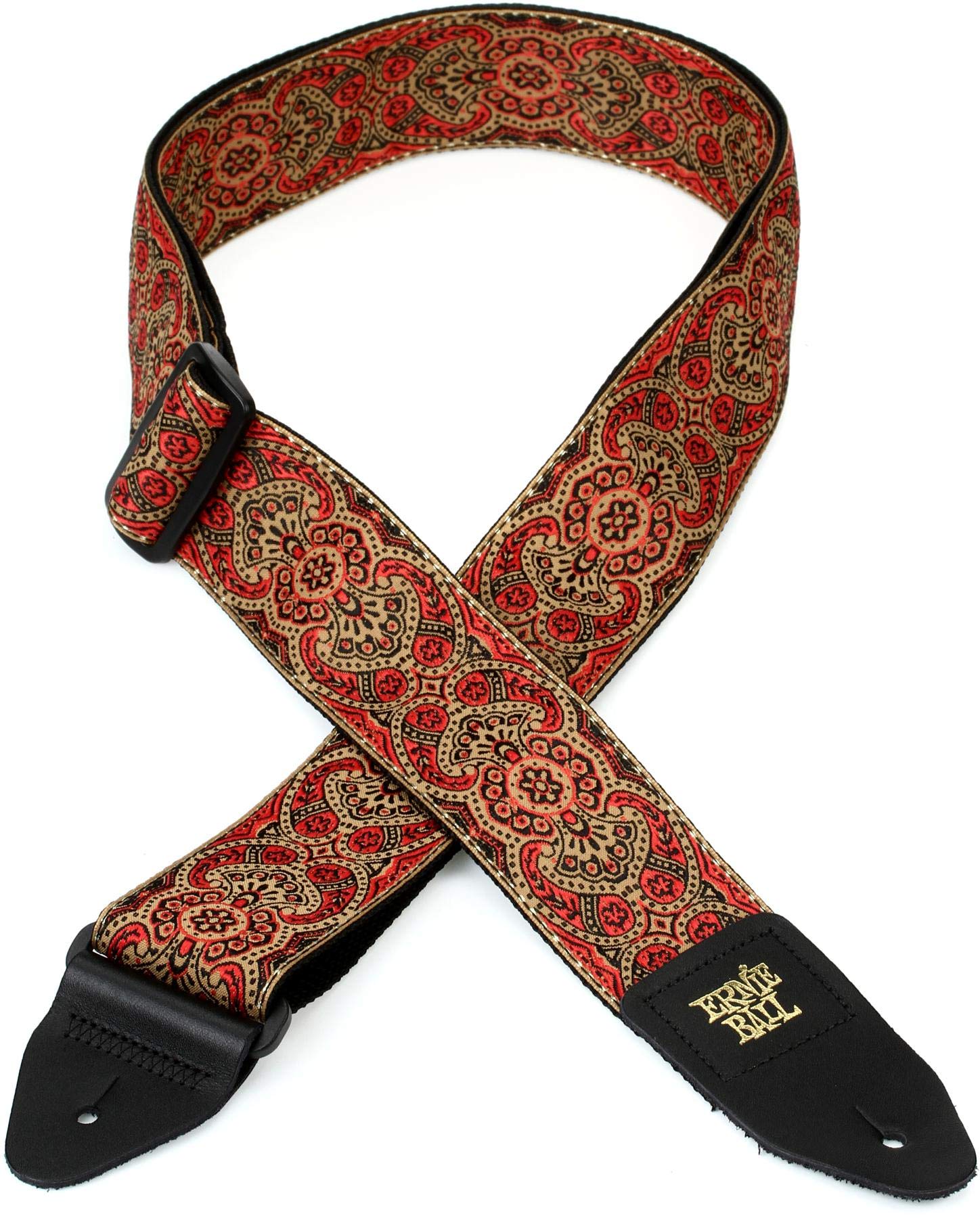 Ernie Ball Jacquard Guitar Strap, Crimson Paisley (P04162)