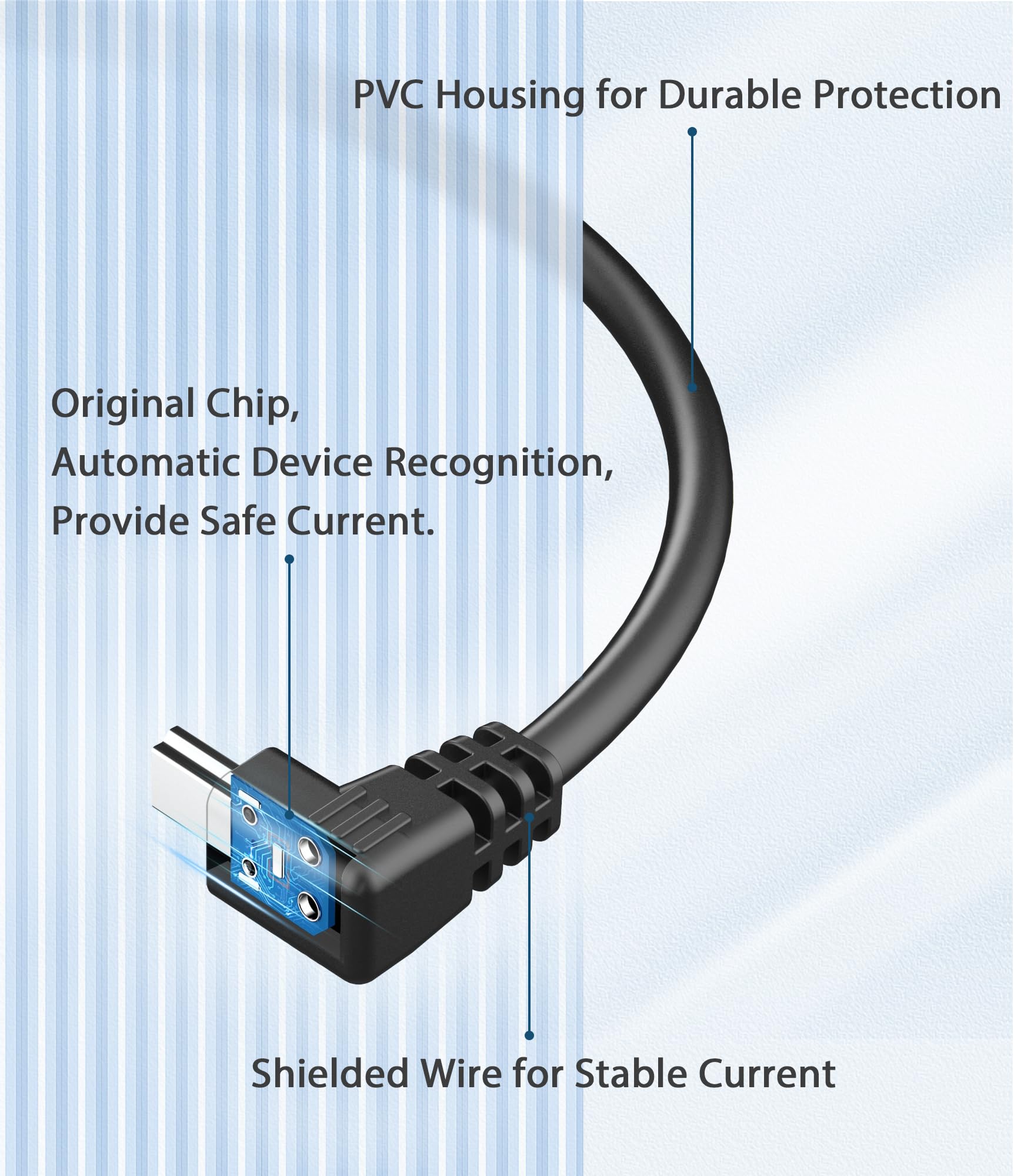 Pixelman Charging Cable For Garmin Gps,(Mini Usb 9.8Ft) Shielding 90 Degree Charger Cable Specifically Designed For Garmin Gps Replacement Power Cord Car Charger For Garmin Nuvi,Zumo Xt,Drivesmart 65