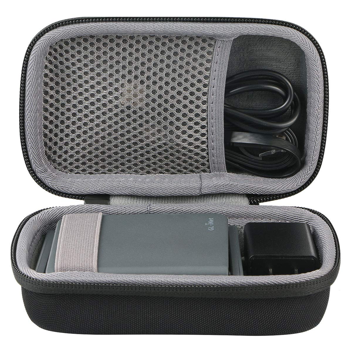co2CREA Hard Travel Case Replacement for GL.iNet GL-AXT1800 GL-AR750S-Ext Pocket-Sized Wi-Fi 6 Gigabit Travel Router