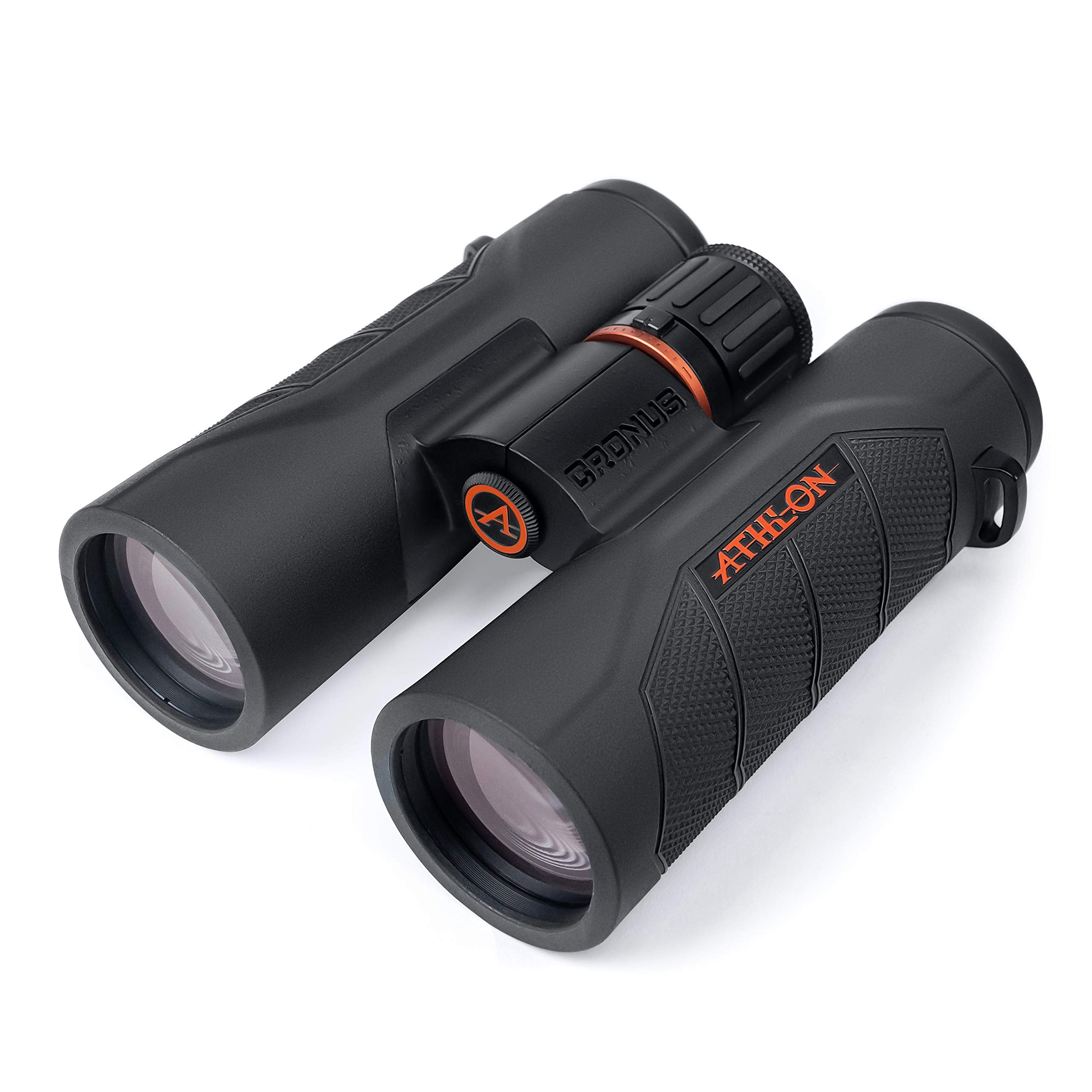 Athlon Optics 10x42 Cronus G2 UHD Black Binoculars with Eye Relief for Adults and Kids, High-Powered Binoculars for Hunting, Bir