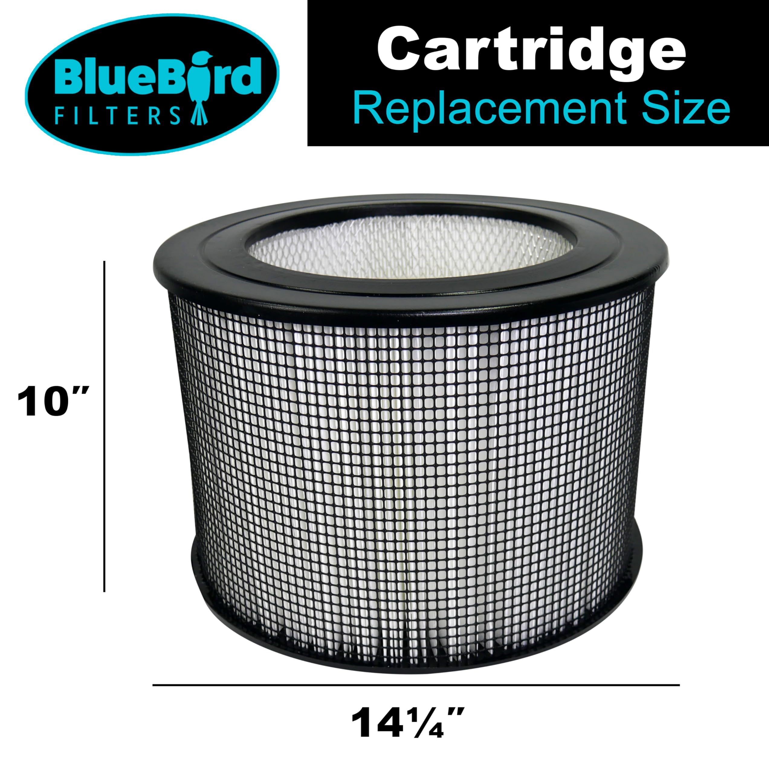 Bluebird Filters Replacement Hepa Filter & Carbon Pre Filter Kit For Honeywell 50250 50250 S Oem Part Number 24000 (1 Hepa + 1 C