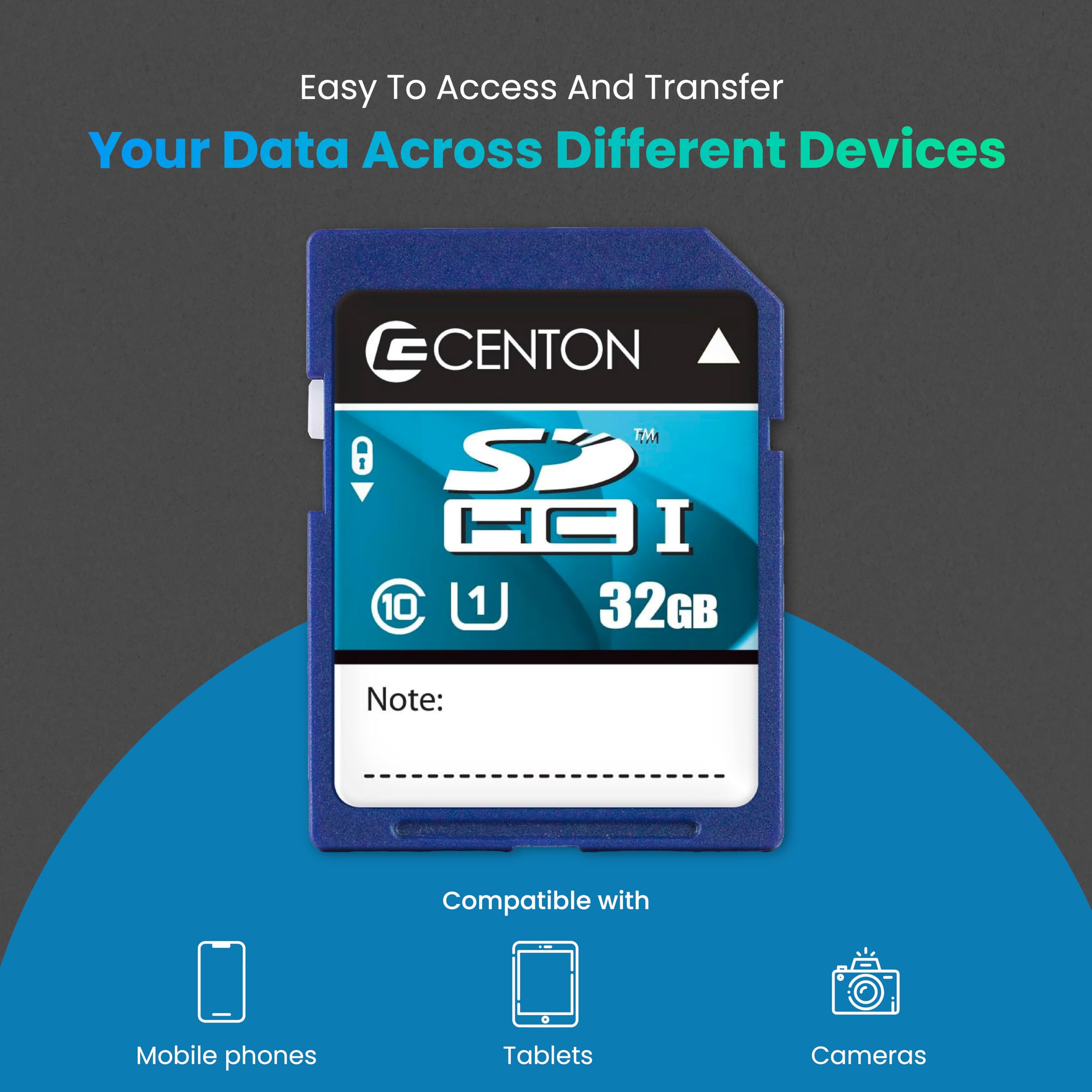 Centon Electronics Flash Memory Card (S1 Sdhu1 32G)