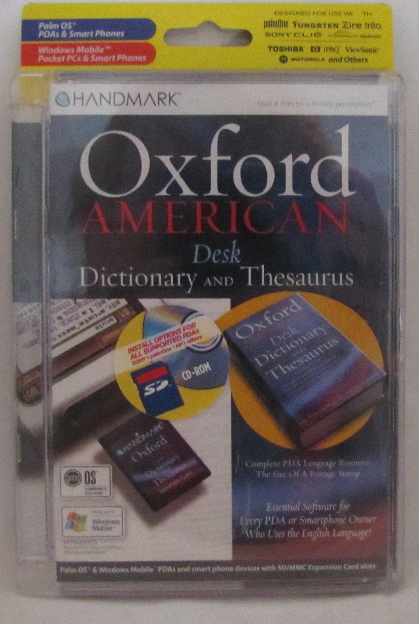 Handmark Oxford American Dictionary And Thesaurus Sd/Mmc Card