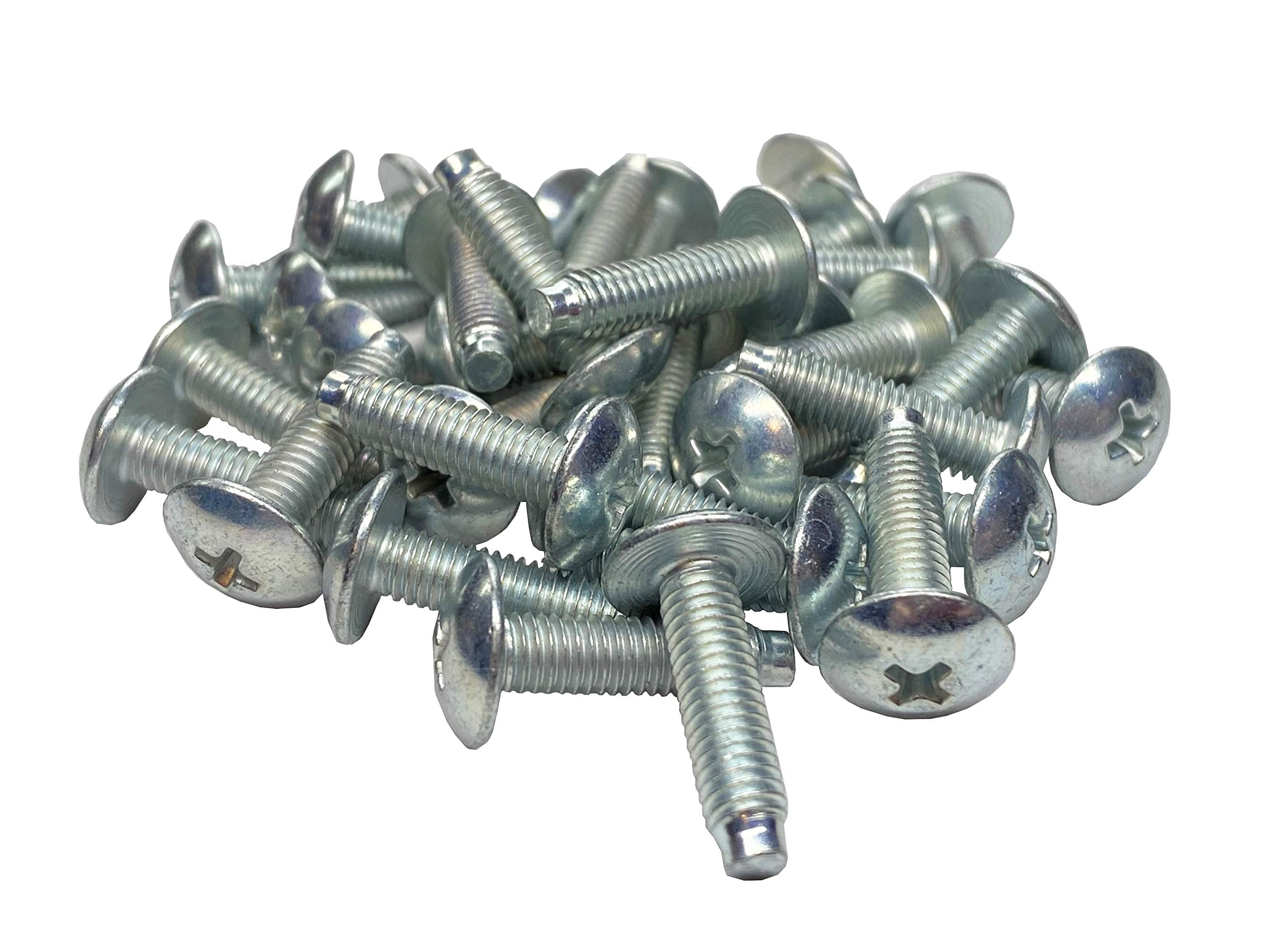 Rackgold 10 32 Zinc Rack Screws 25 Pack   Usa Made