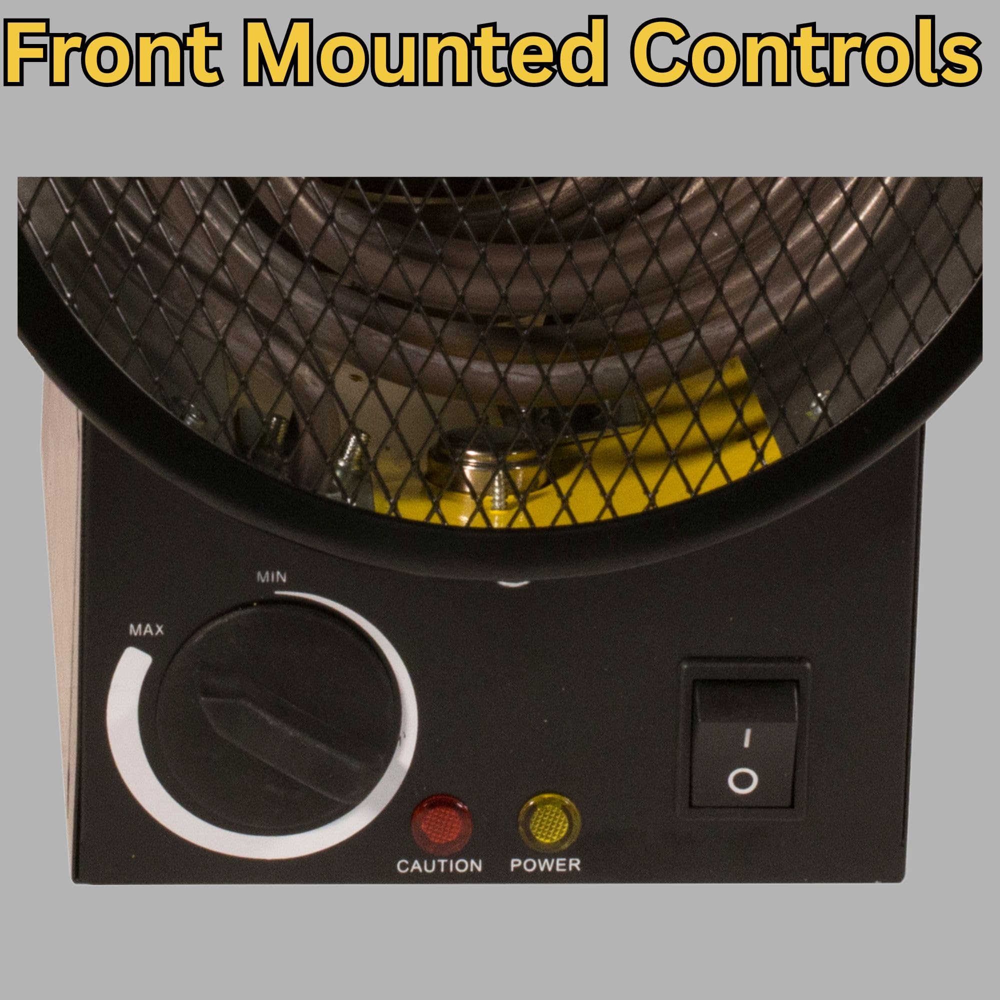 Dura Heat Euh4000 4000W Electric Forced Air Heater, Length: 10.75In, Width: 8.35In, Height: 13In , Yellow