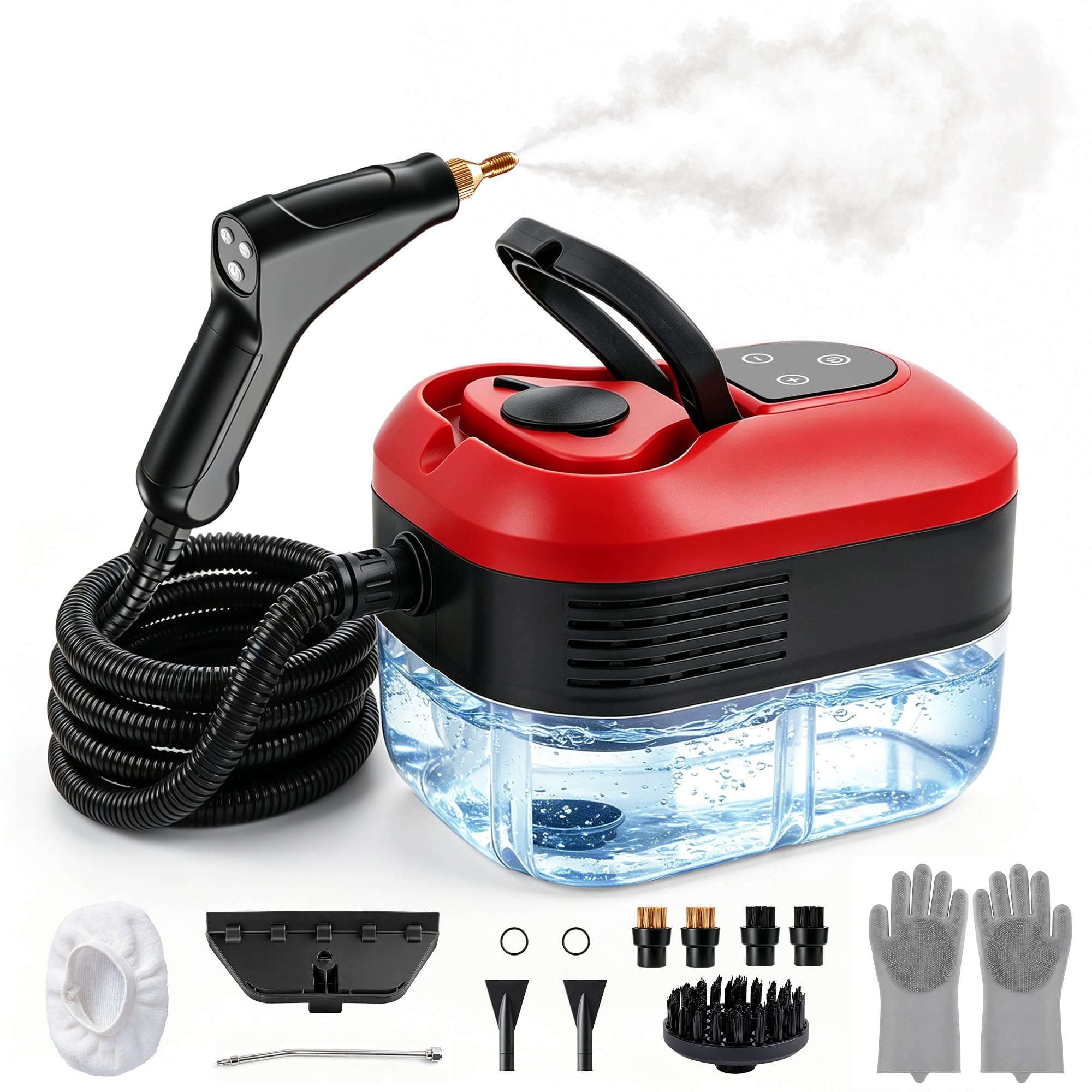 Steam Cleaner, Handheld Steam Cleaner for Cleaning, Portable Steam Cleaner with 6Level Adjustable & Quick HeatUp, Steam Cleane