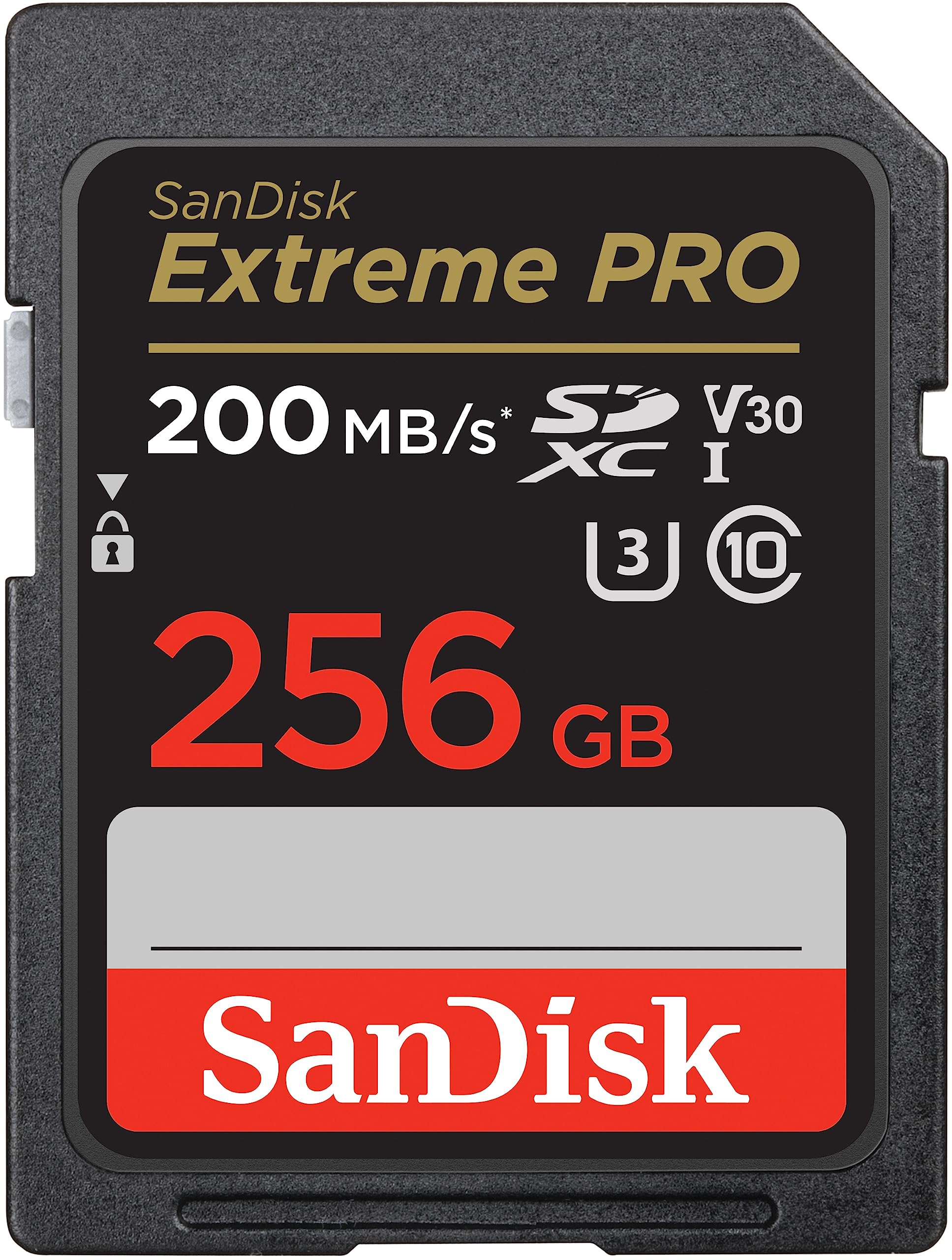 Sandisk 256Gb Extreme Pro Sdxc Uhs I Memory Card   C10, U3, V30, 4K Uhd, Sd Card   Sdsdxxd 256G Gn4In