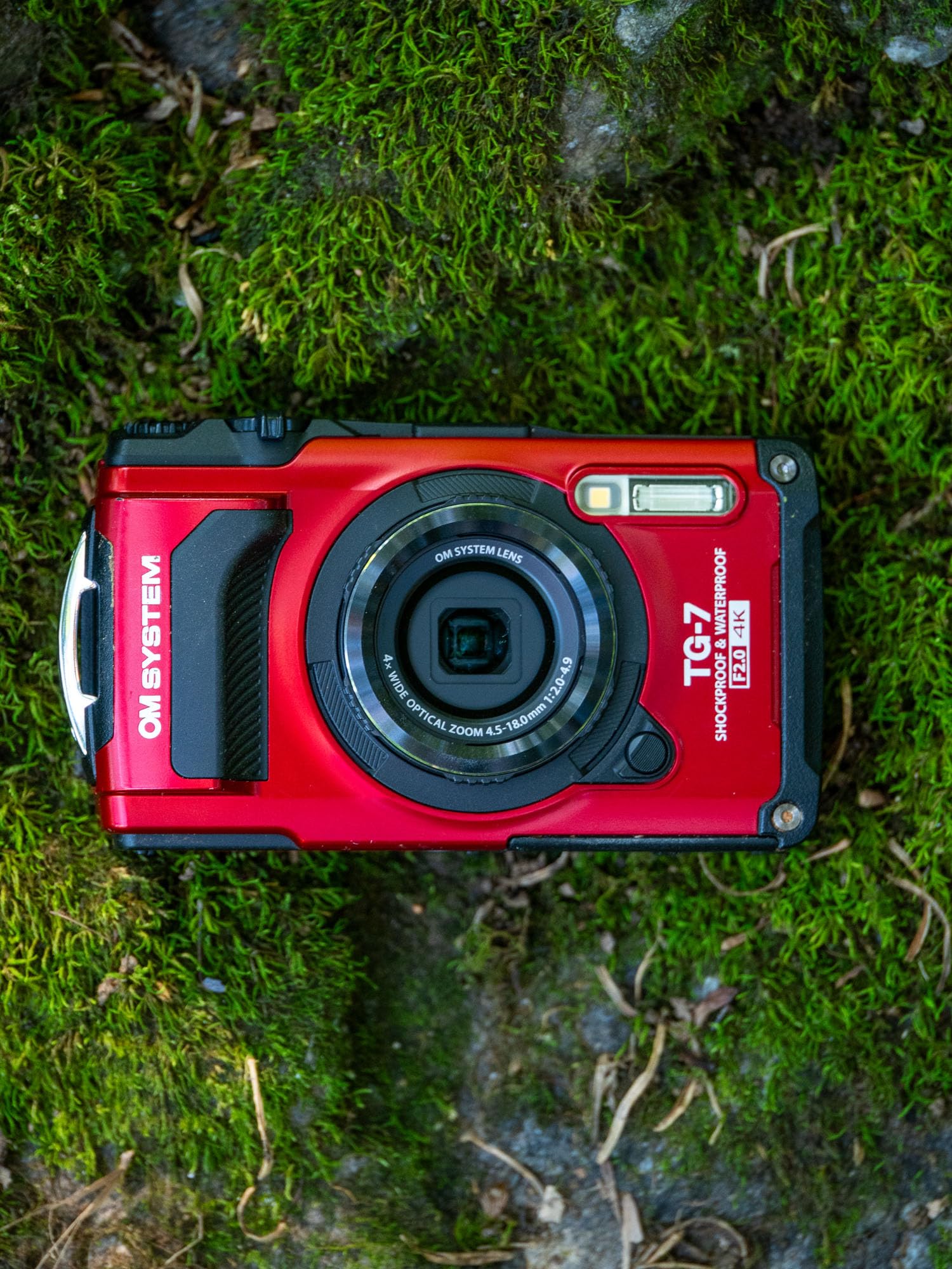 Om System Tough Tg 7 Digital Camera   Red