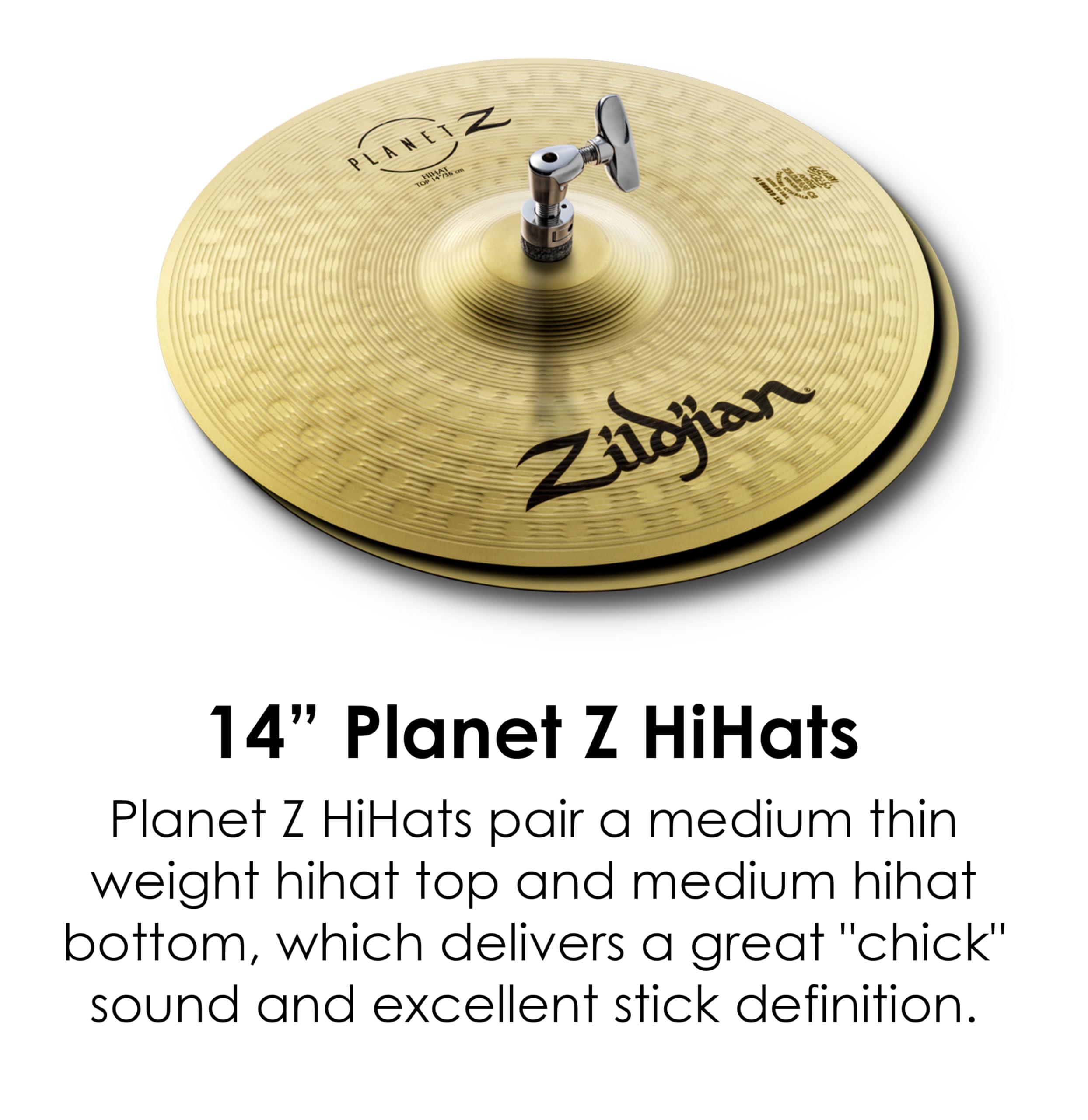 Avedis Zildjian Company Planet Z Pro Cymbal Set - 14/18 Inch
